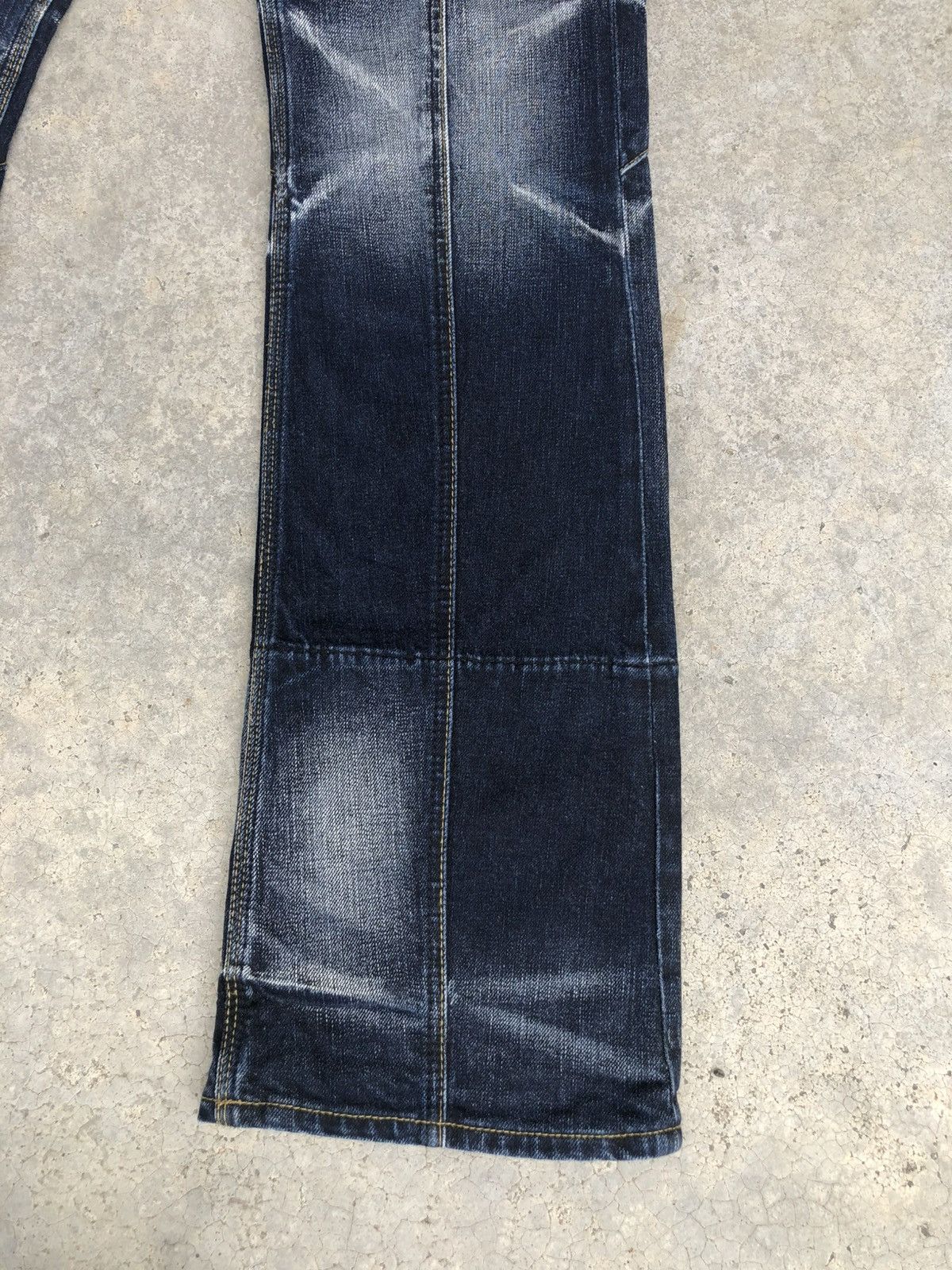 If Six Was Nine Nicole Club Flared Jeans Distressed Jeans Size US 32 / EU 48 - 7 Thumbnail