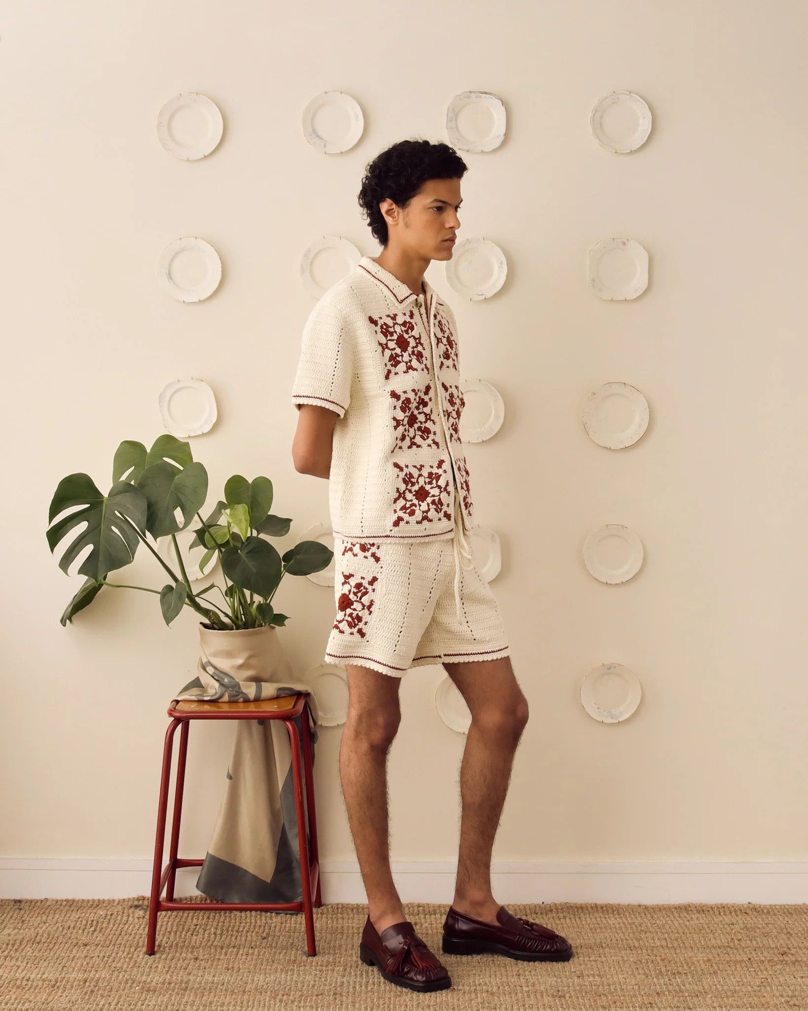 S.S.Daley Abel Crochet Shorts (RRP $700/£545) Size US 30 / EU 46 - 4 Thumbnail