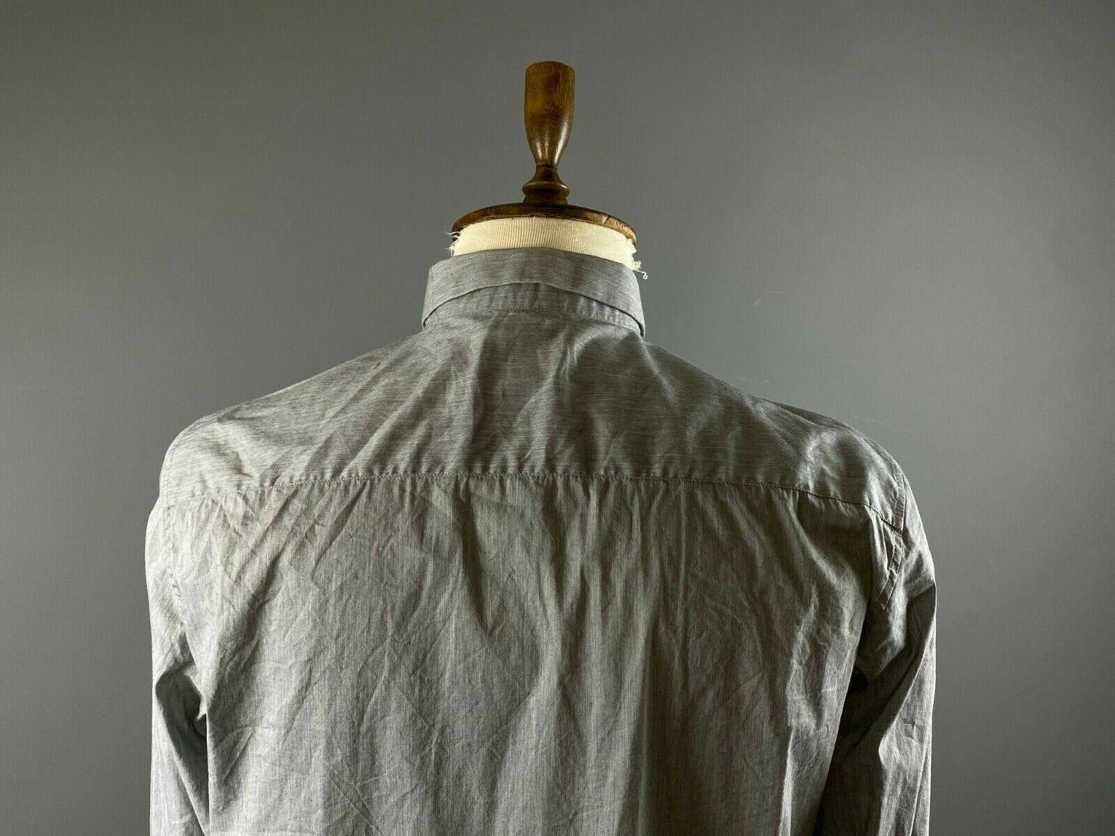 Cos Cos Gray Slim Fit Button Dowbn Dress Shirt Size 42 Size US M / EU 48-50 / 2 - 6 Thumbnail