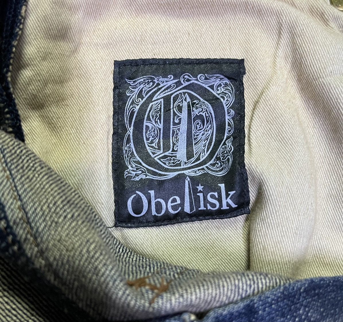 Japanese Brand × Obelisk Jeans Japan Lightning Wash Obelisk Size US 33 - 18 Thumbnail