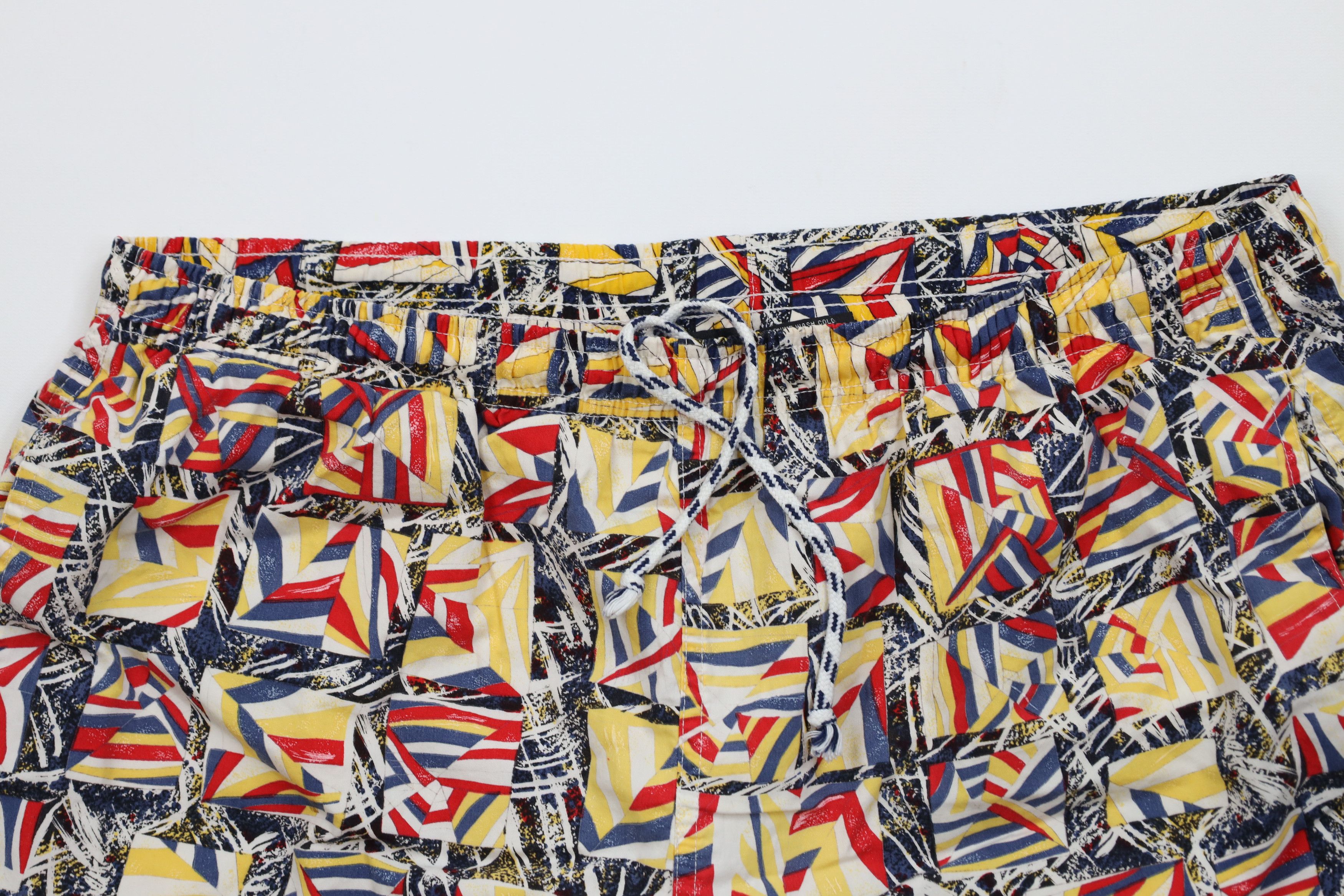 Vintage Vintage 90s Hobie Abstract Sailing Flags Lined Shorts Trunks Size US 32 / EU 48 - 2 Thumbnail