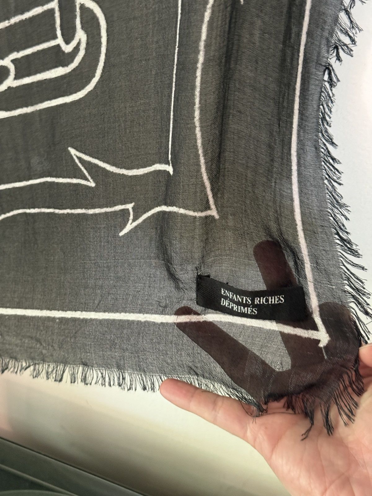 Enfants Riches Deprimes ERD CROIX SCARF, ORIGINAL RELEASE Size ONE SIZE - 3 Thumbnail