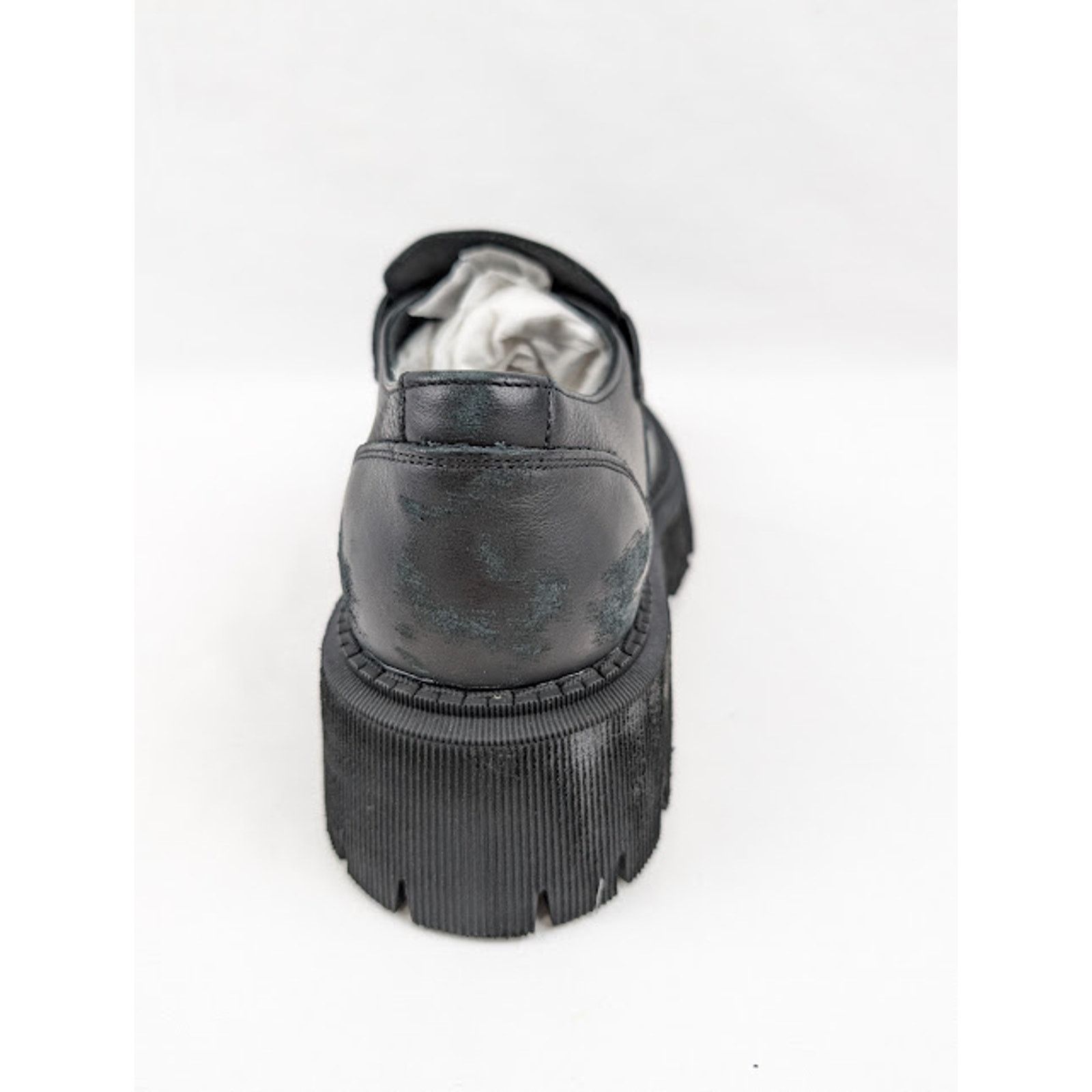 Balenciaga o1rshd1 Tractor Loafers L20 in Black Size US 12 / EU 45 - 10 Thumbnail