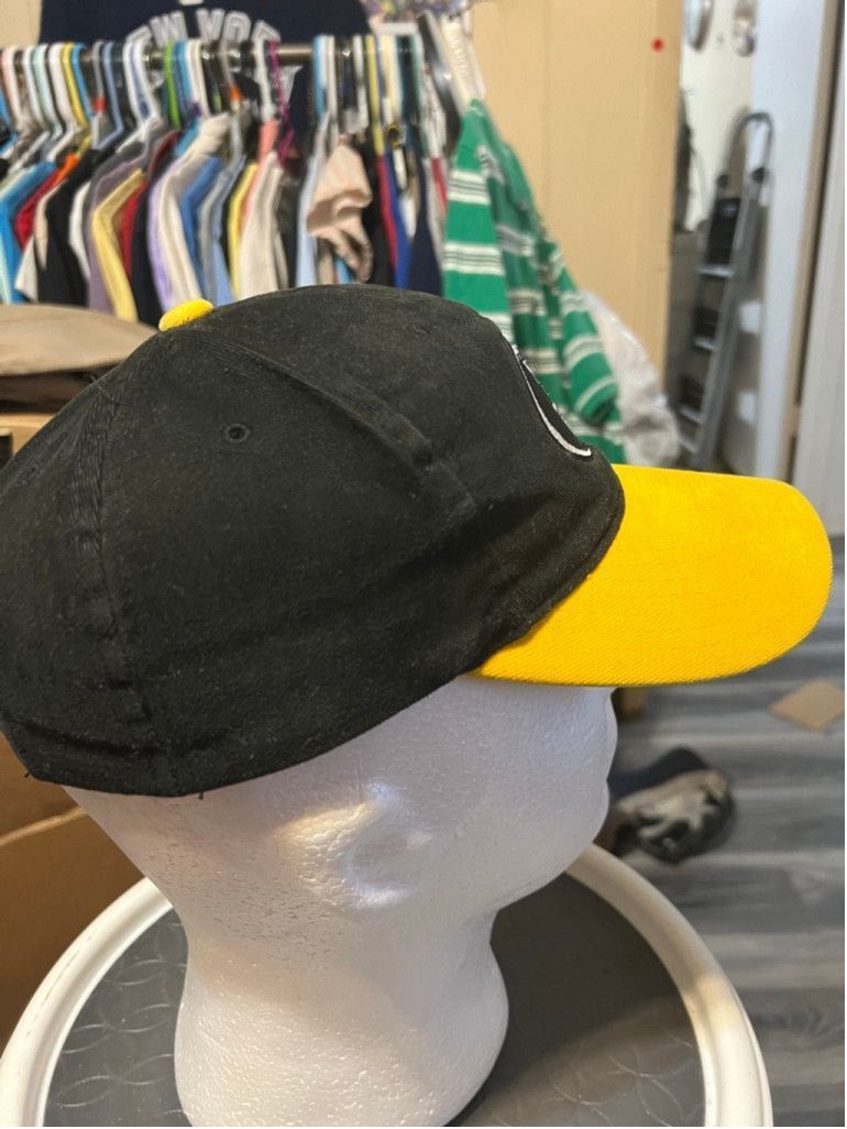 Starter Men's Starter Black Yellow Mizzou Eagle Logo Snapback Hat Size ONE SIZE - 4 Thumbnail