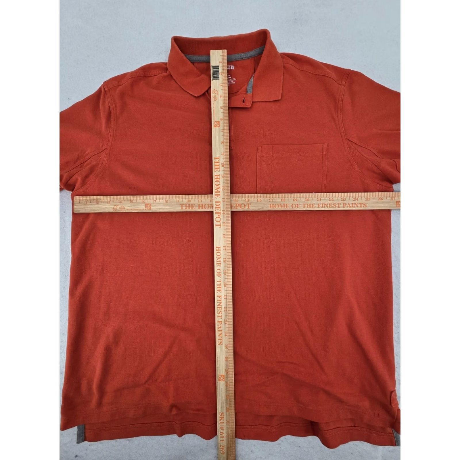 Vintage Duluth Polo Shirt Men 2XL Orange Short Sleeve Polo Shirt Orange Casual Activewear Solid Knit 100% Cotton Mens Size US XXL / EU 58 / 5 - 4 Thumbnail