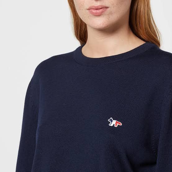 Maison Kitsune Maison Kitsune Fox Head Sweater Woll Size US L / EU 52-54 / 3 - 2 Thumbnail