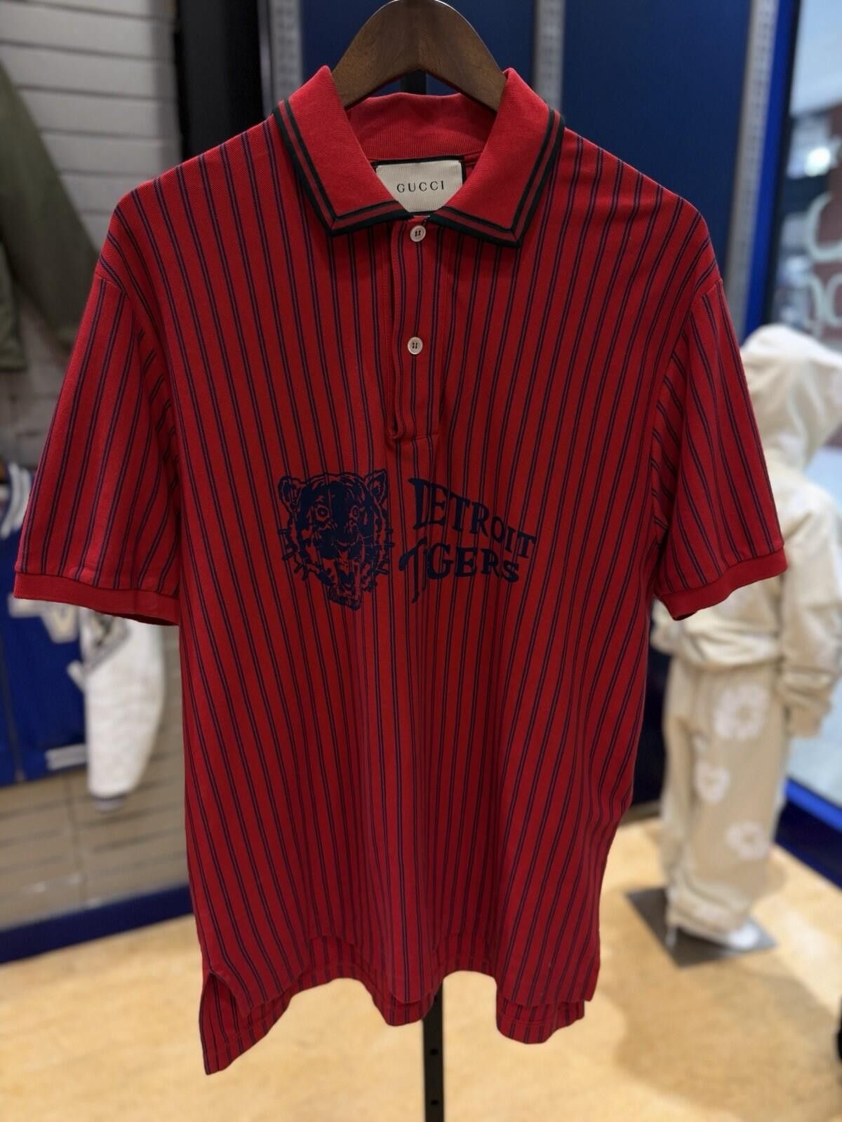 Gucci Gucci Polo T Shirt $850 Retail Detroit Tigers Rare (Medium) Size US M / EU 48-50 / 2 - 10 Thumbnail