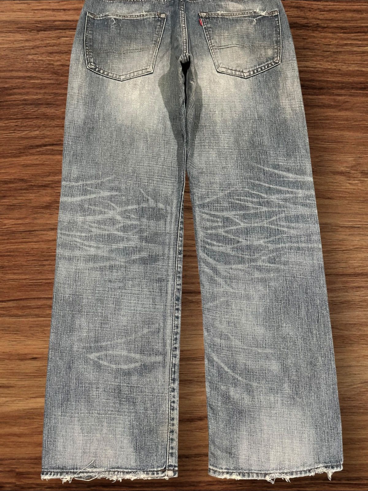 Japanese Brand Vintage Japanese Brand GL Heart Blue Washed Baggy Leg Jeans Size US 36 / EU 52 - 11 Thumbnail