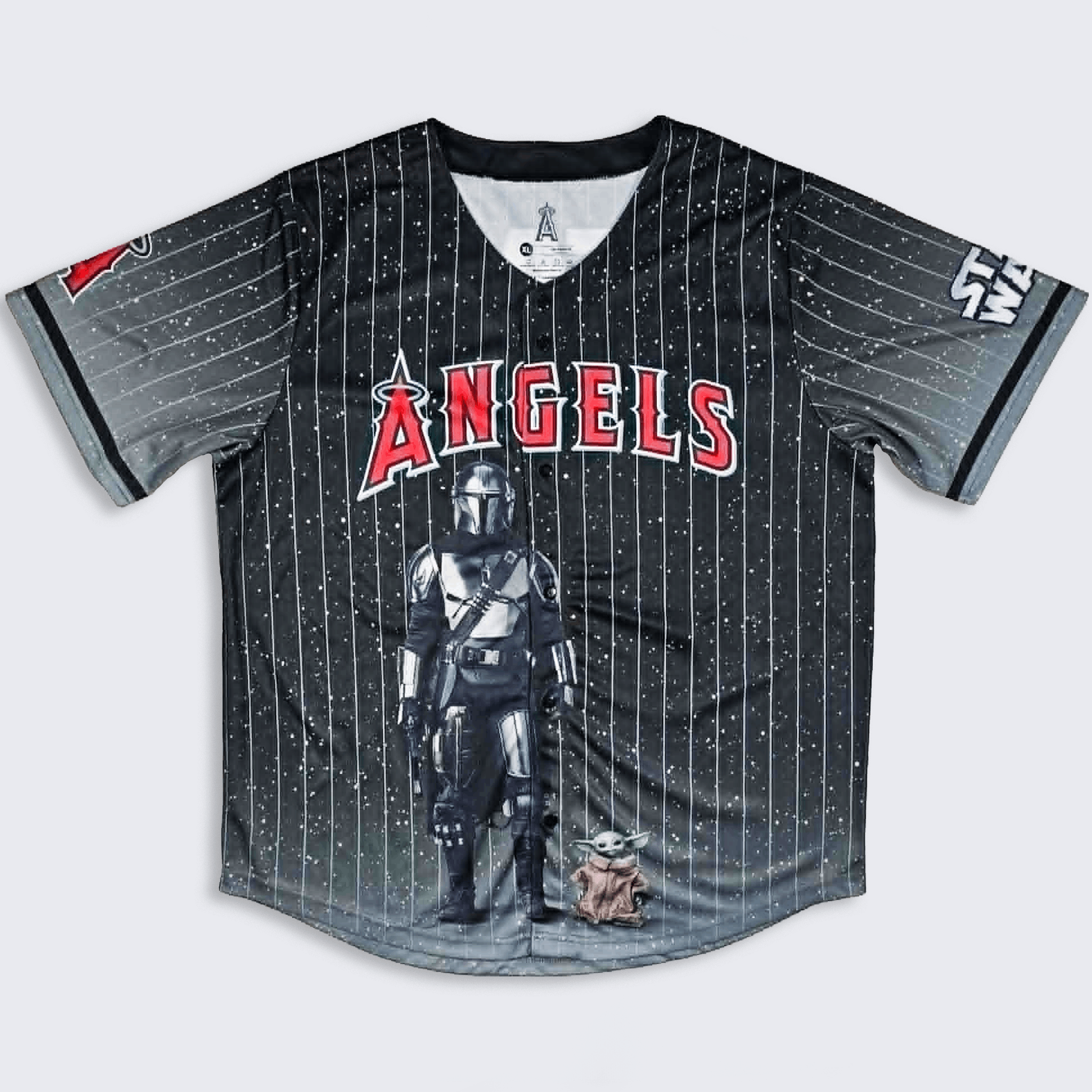 Star Wars Los Angeles Angels Star Wars Mandalorian and Grogu Jersey Size US XL / EU 56 / 4 - 1 Thumbnail