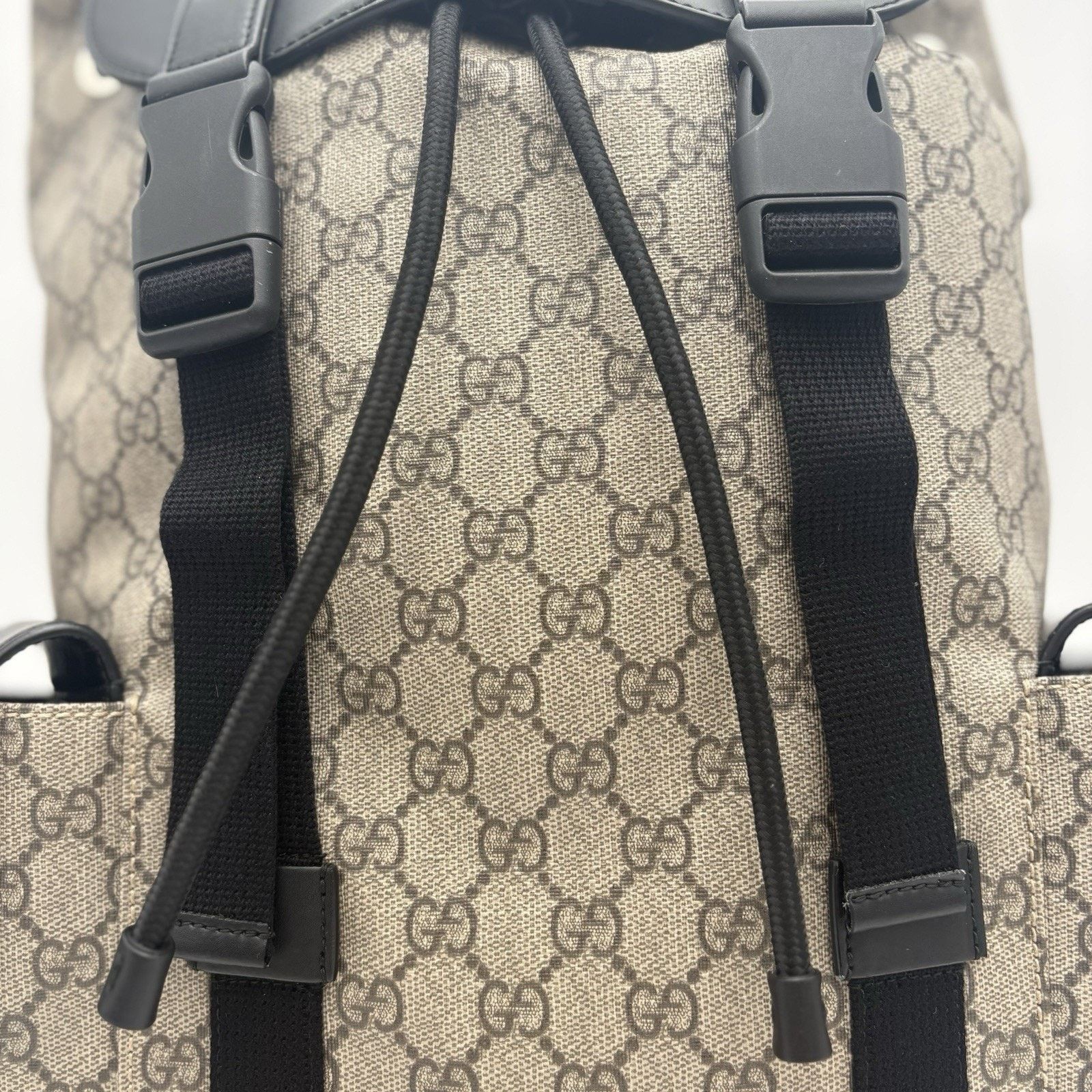 Gucci Gucci Soft Monogram GG Supreme Backpack ' Black Brown 'GREAT Size ONE SIZE - 5 Thumbnail