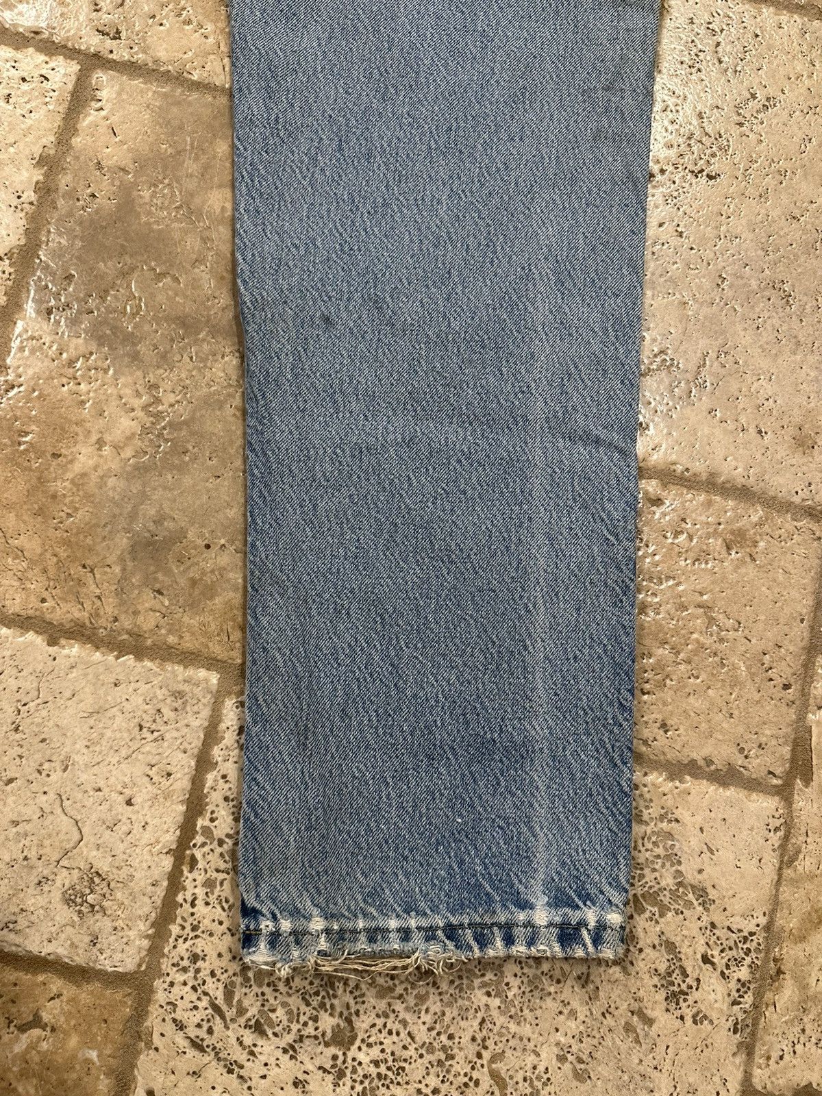 Carhartt Vintage Carhartt Thrashed / Distressed Blue Denim Jeans Size US 36 / EU 52 - 10 Thumbnail