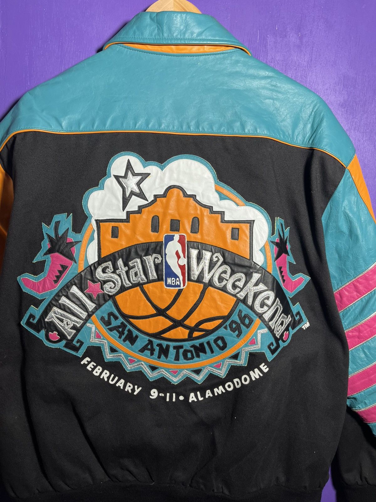 Jeff Hamilton × NBA × Vintage Vintage 1996 Jeff Hamilton NBA all star weekend jacket Size US XL / EU 56 / 4 - 3 Thumbnail