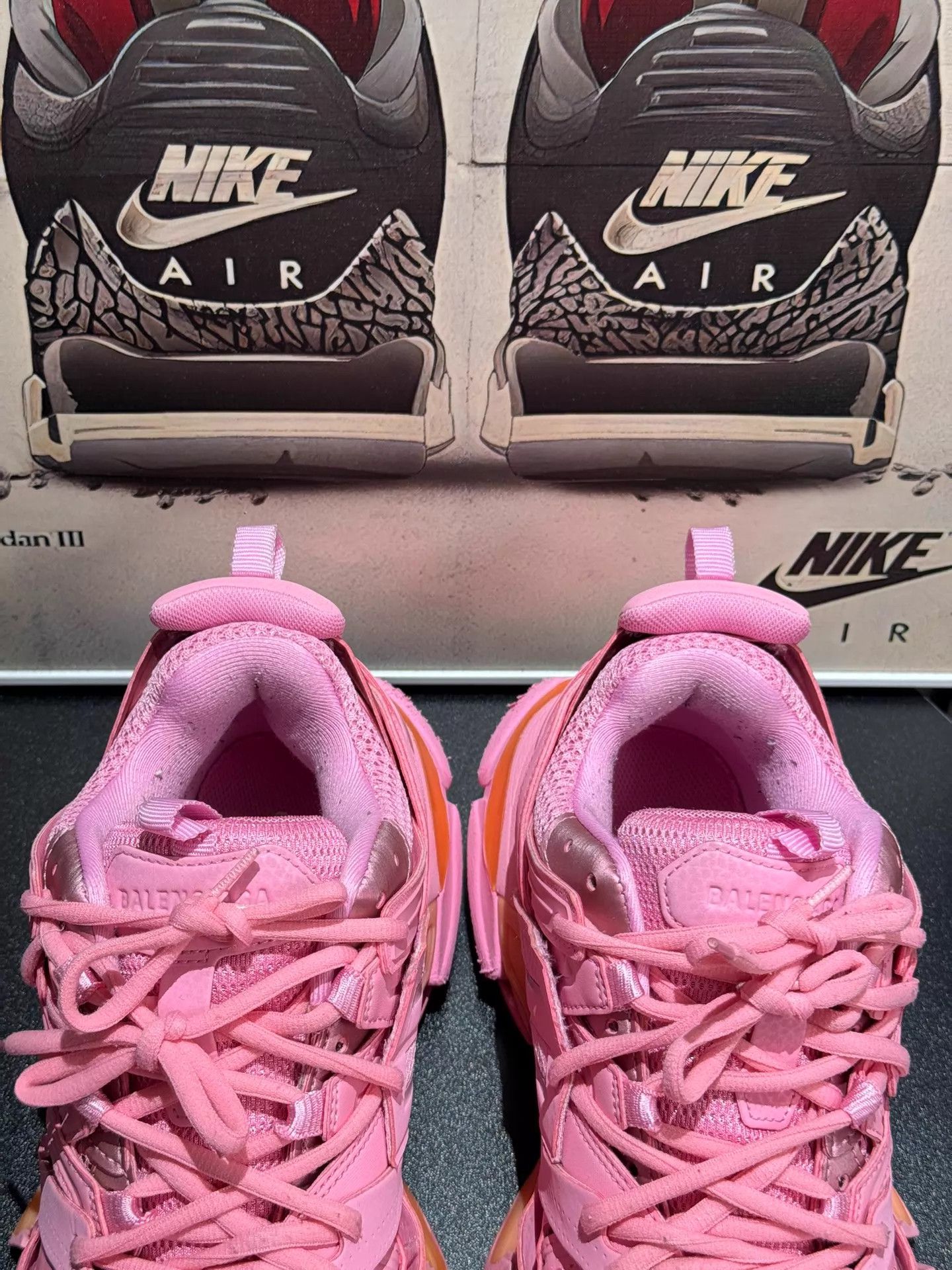 Balenciaga Balenciaga Track 1.0 Women's Pink 39 Size US 8.5 / IT 38.5 - 3 Thumbnail