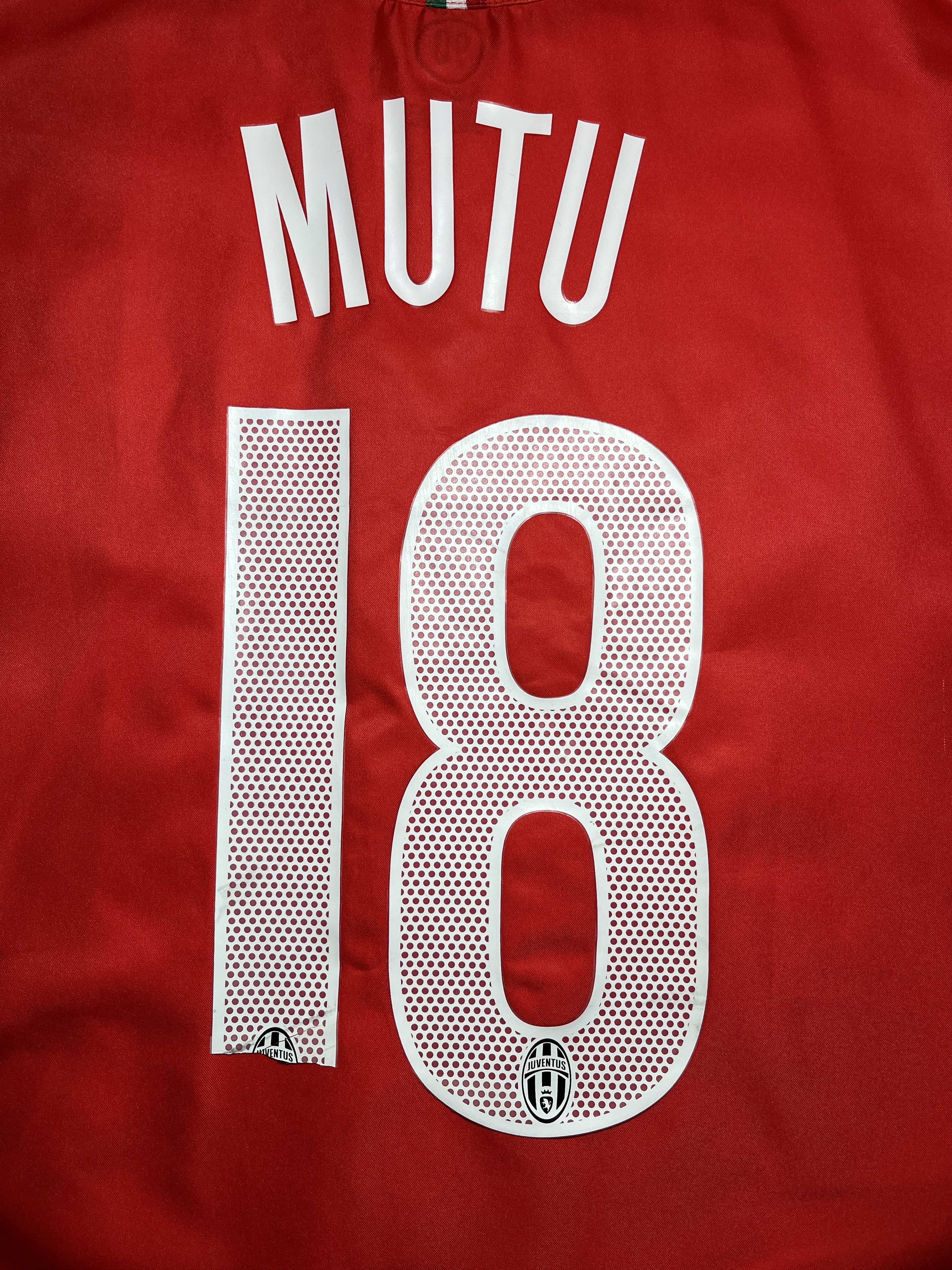 Nike × Vintage Nike Juventus #18 Mutu 2005-2006 Third Football Jersey Size US XL / EU 56 / 4 - 11 Thumbnail