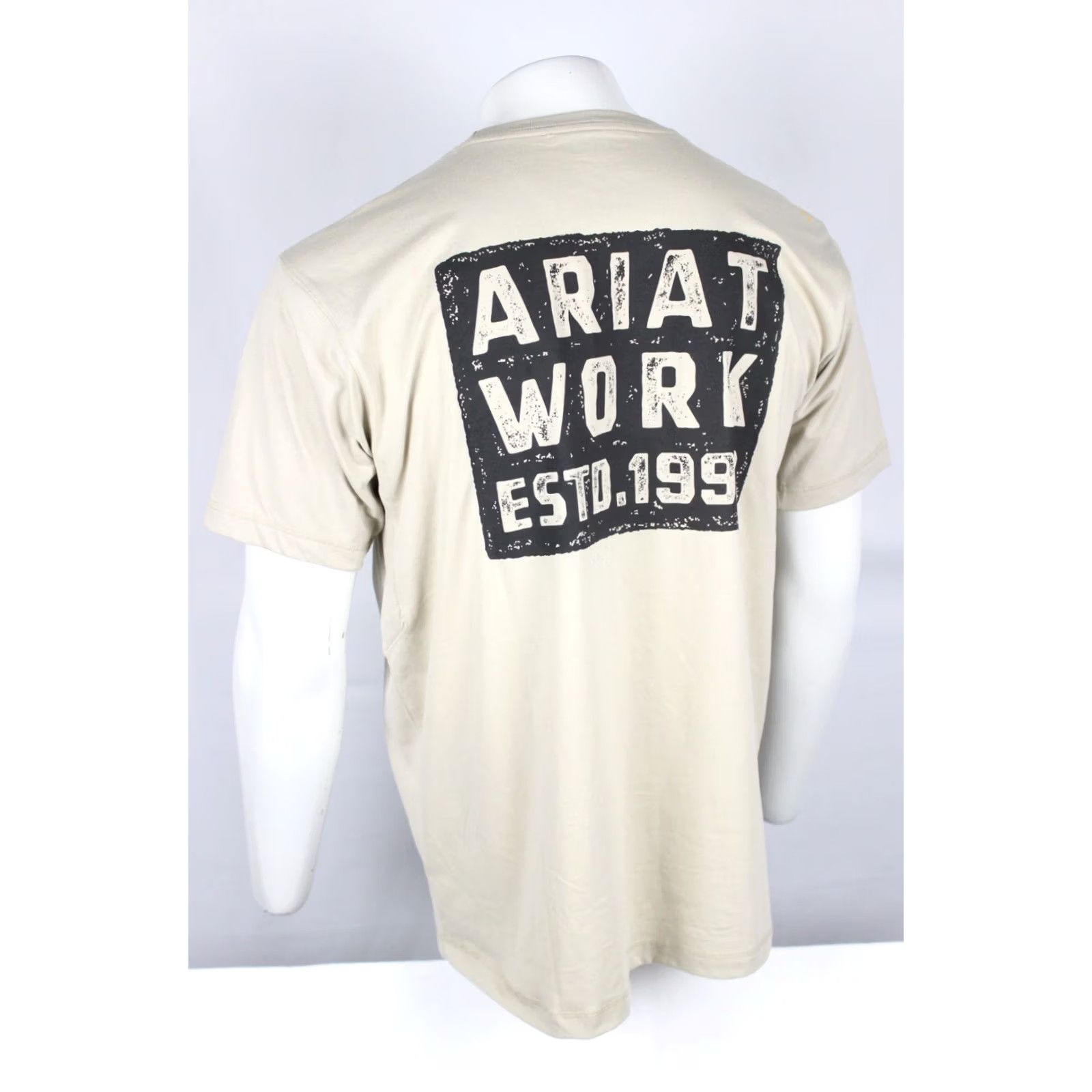 Ariat Ariat Rebar Workman Brickyard T Shirt L Large Island Fossil 10054429 Size US L / EU 52-54 / 3 - 4 Thumbnail