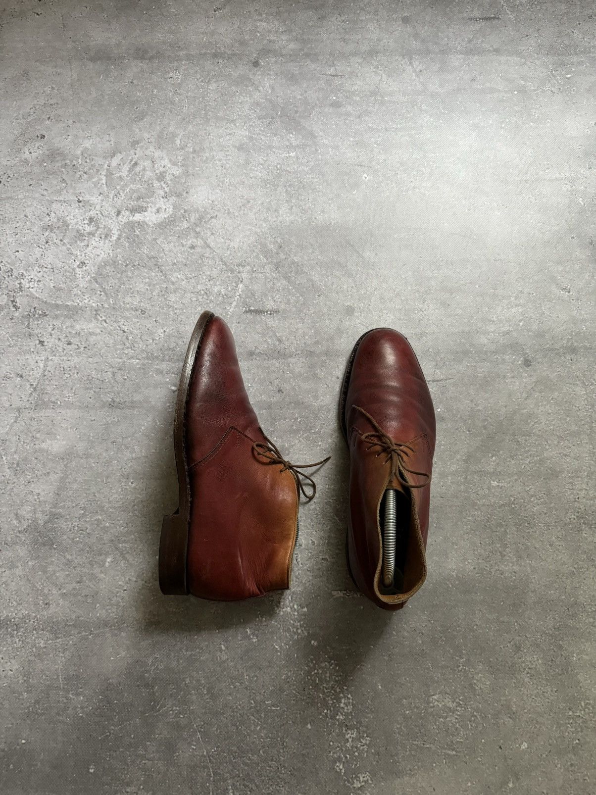 Crockett & Jones Crockett & Jones Chiltern Burgundy Lace Up Boots Size US 8.5 / EU 41-42 - 1 Thumbnail