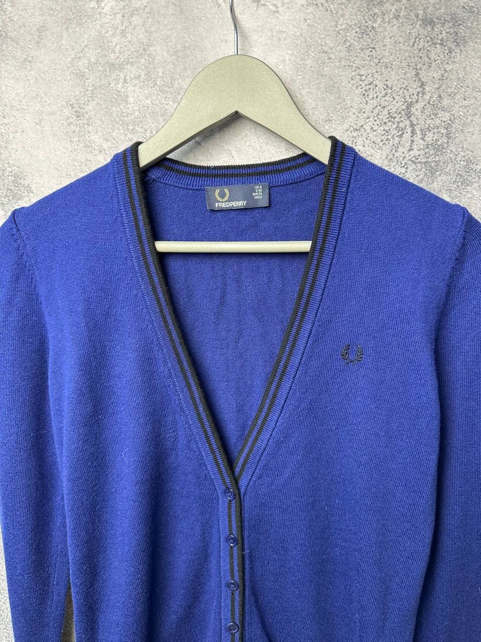 Fred Perry × Vintage Fred Perry Cardigan Button Down Wool Knit Sweater Size S / US 4 / IT 40 - 5 Thumbnail