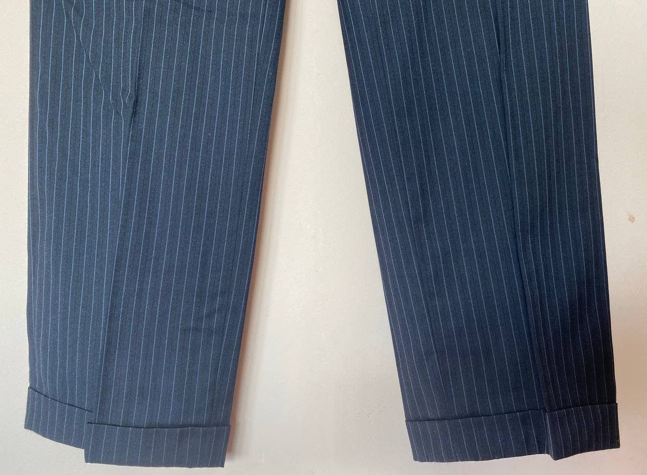 Brioni Brioni Colosseo suit 52 R Silk/Wool Blue Size 52R - 13 Thumbnail