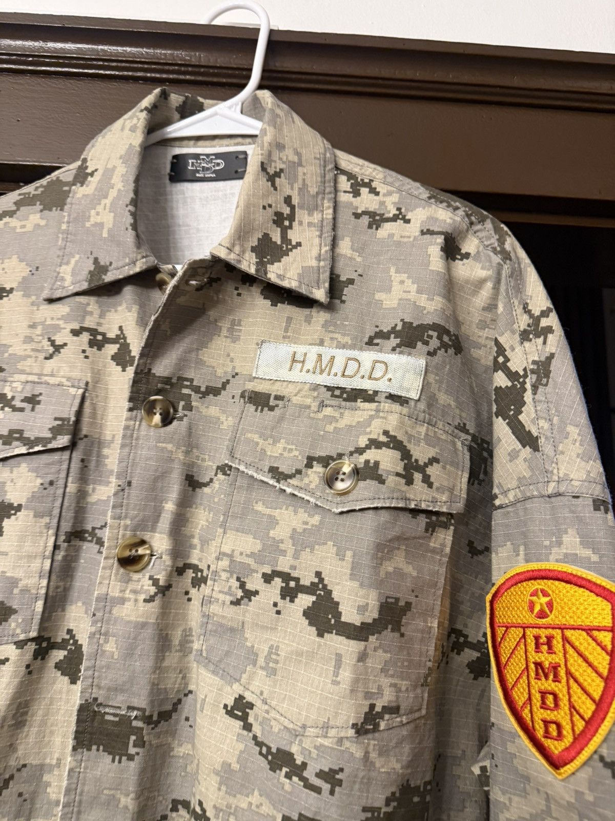 HMDD Happy Memories Don't Die (HMDD) Fatigue Button Up Digi Camo Size US S / EU 44-46 / 1 - 2 Thumbnail