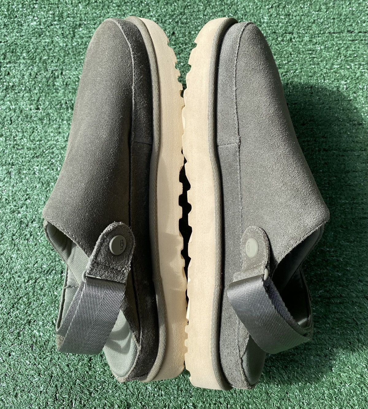 Ugg UGG Goldenstar Suede Moss Green Slingback Clog Shoes Sz 12 Size US 12 / EU 45 - 6 Thumbnail
