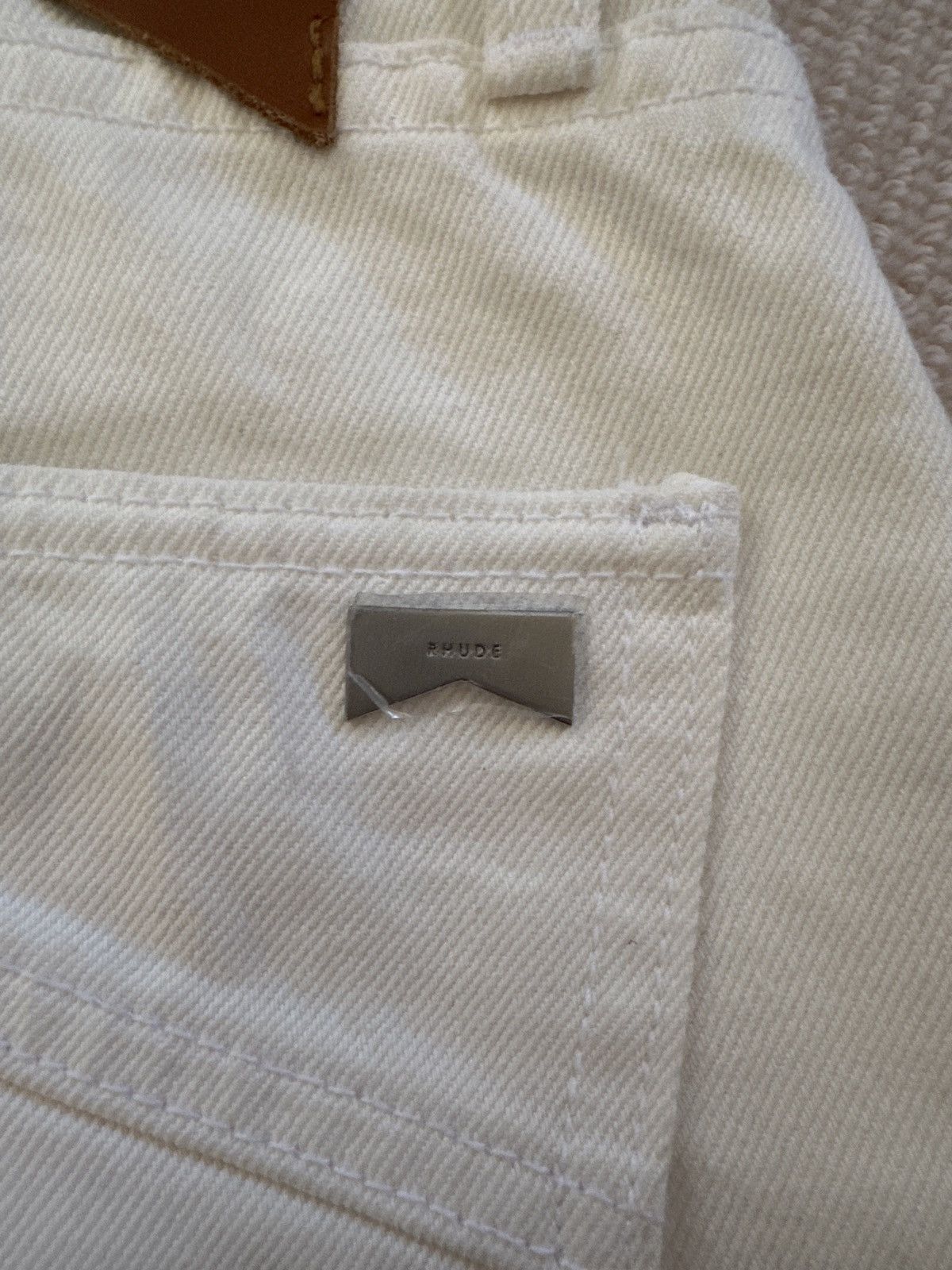 Rhude White Denim Rhude Jeans Size 30 Size US 30 / EU 46 - 9 Thumbnail