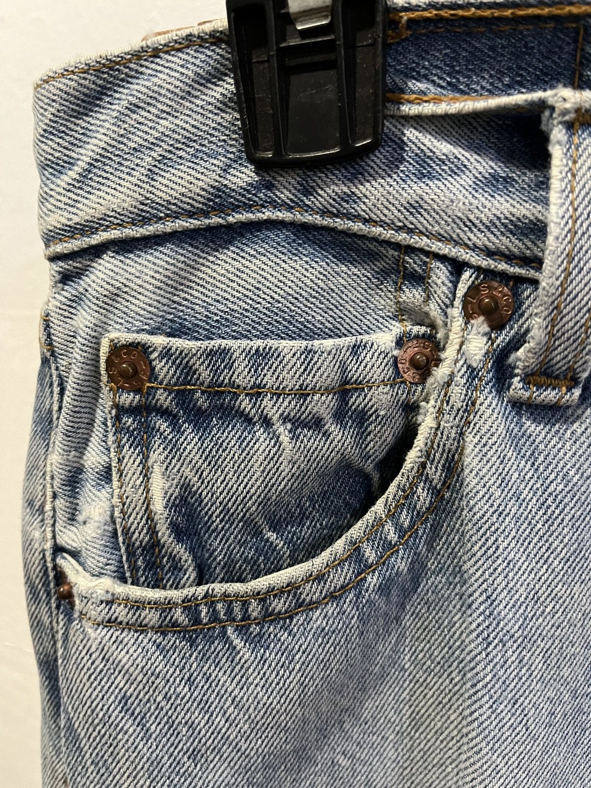 Levi's Vintage Clothing Vintage Levis 501 x Hitomi Handmade x Bob Marley Size US 30 / EU 46 - 5 Thumbnail