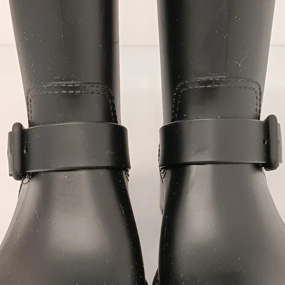 Jimmy Choo Jimmy Choo Yael Buckled Rubber Knee High Rain Boots-EU36/US6 Size US 6 / IT 36 - 10 Thumbnail