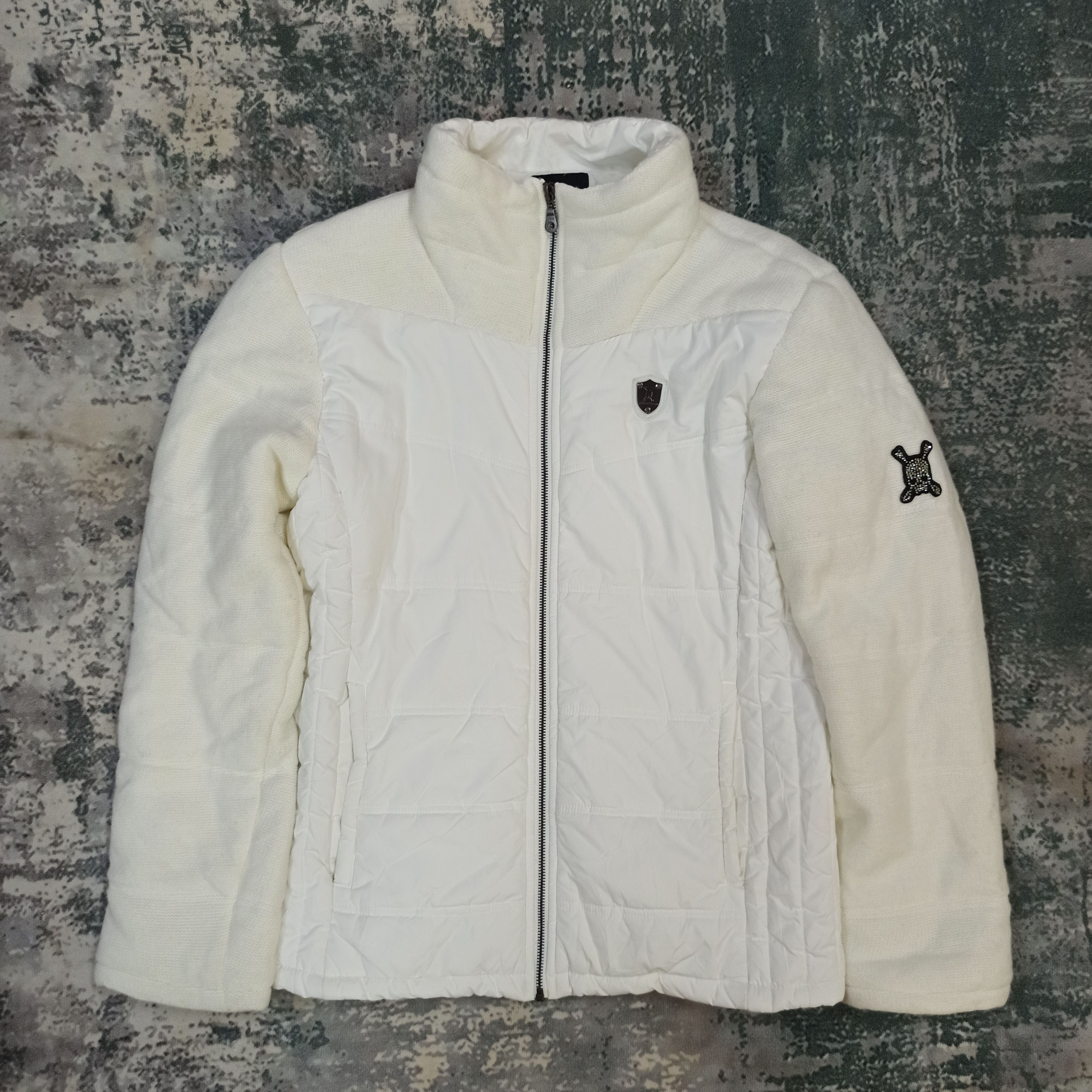 Roen Rat Roen Padded Down Jacket Full White Size US L / EU 52-54 / 3 - 1 Thumbnail