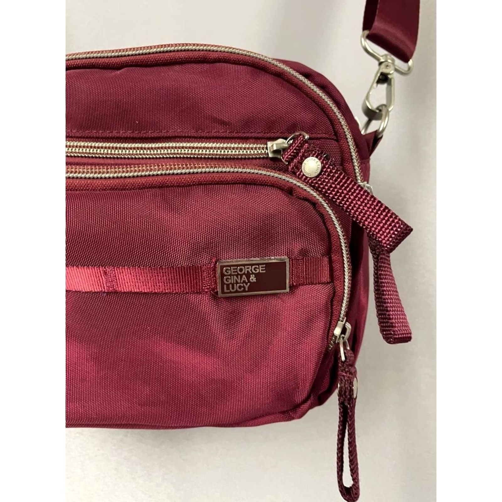 George Gina & Lucy George Gina & Lucy Womens Red Crossbody Polyester Bag Sport Bag Size ONE SIZE - 4 Thumbnail