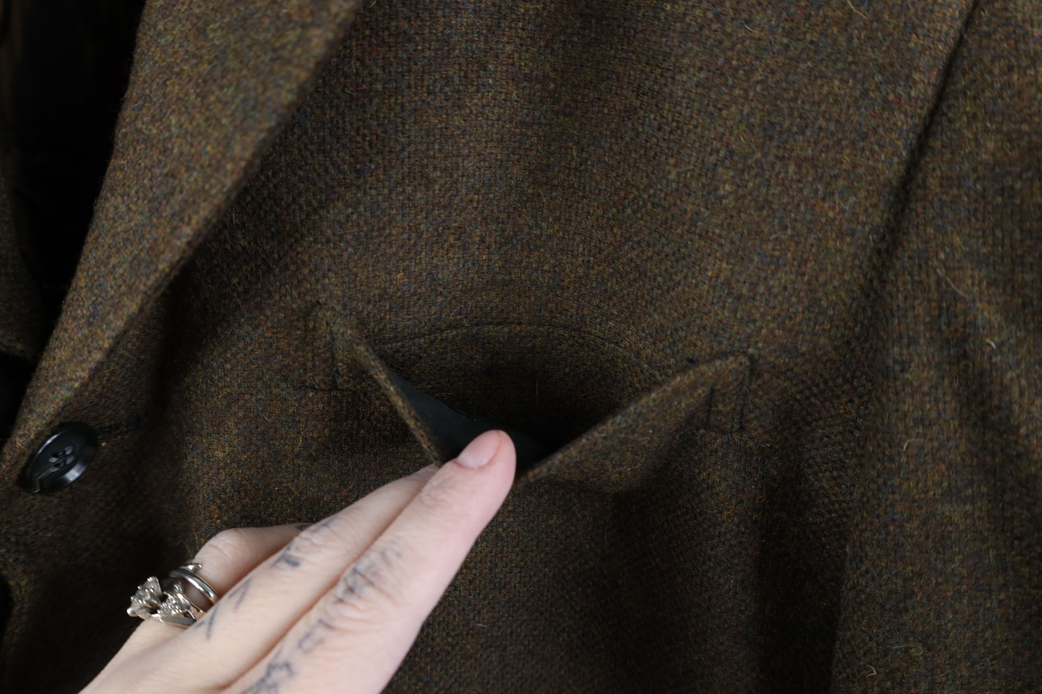 Vintage Vintage 50s 60s Rockabilly Tweed Suit Coat Blazer Jacket USA Size US L / EU 52-54 / 3 - 5 Thumbnail