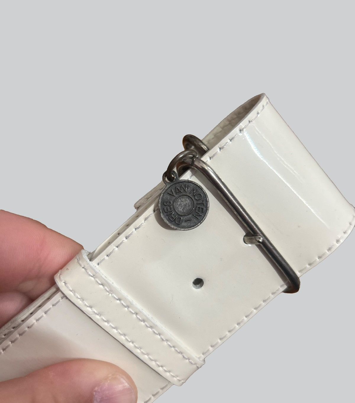 Dries Van Noten Medallion Buckled Leather Belt Size ONE SIZE - 4 Thumbnail