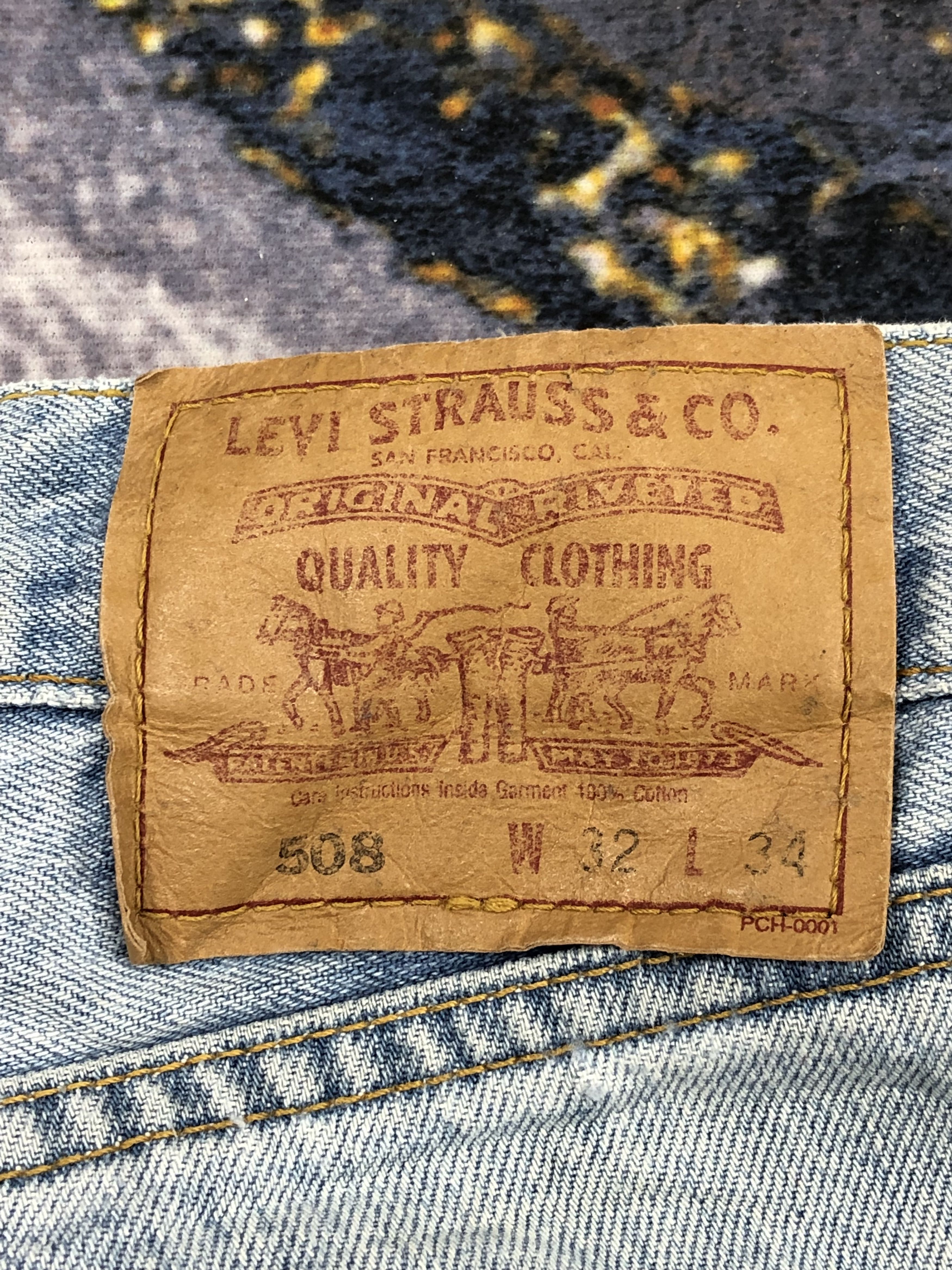 Levi's Vintage Levis 508 Faded Blue Jeans DPP0113 Size US 31 - 5 Thumbnail