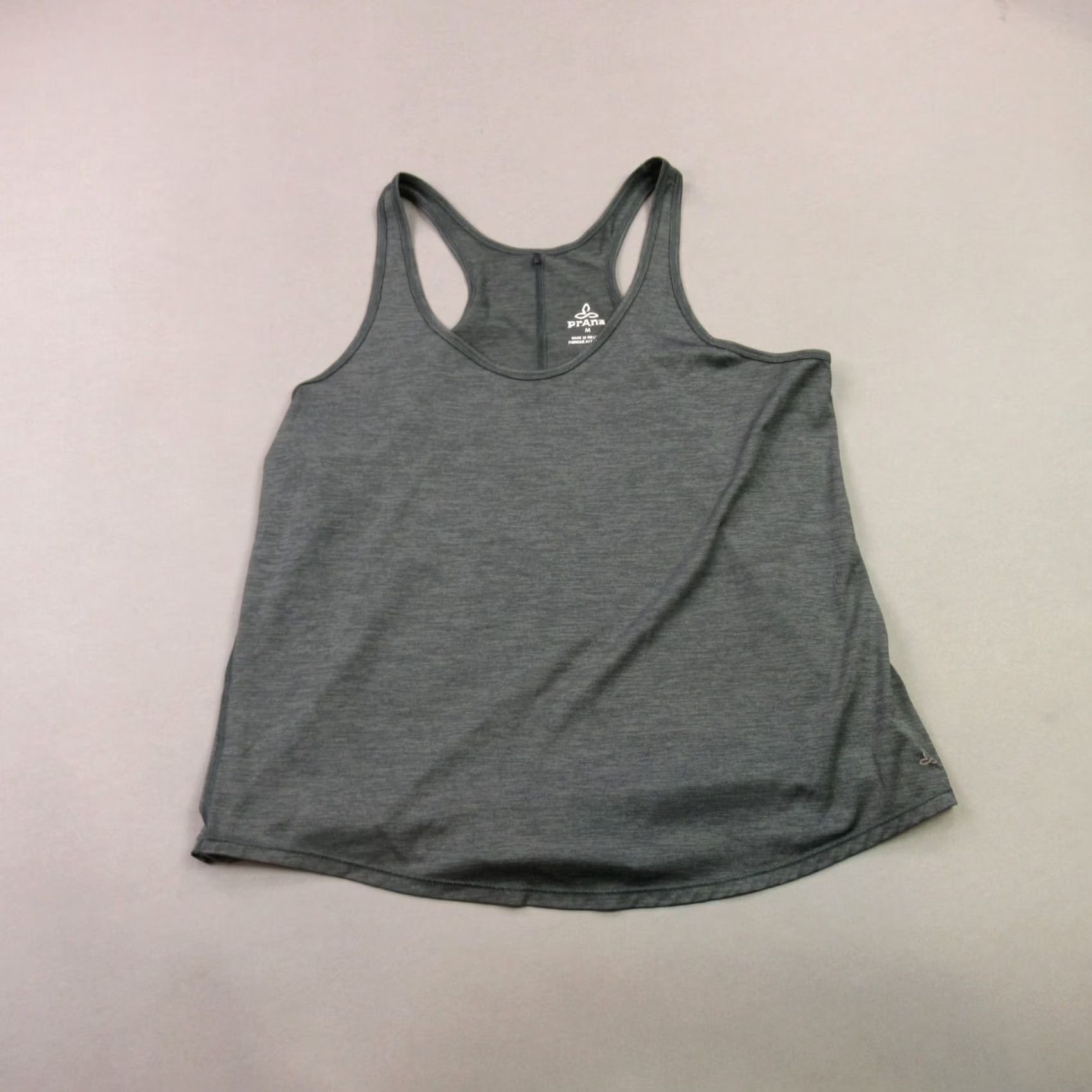 Prana Prana Top Womens Medium Sleeveless Lightweight Casual Gray Tank Shirt M Adult Casual Sleeveless Gray Prana Size M / US 6-8 / IT 42-44 - 2 Thumbnail
