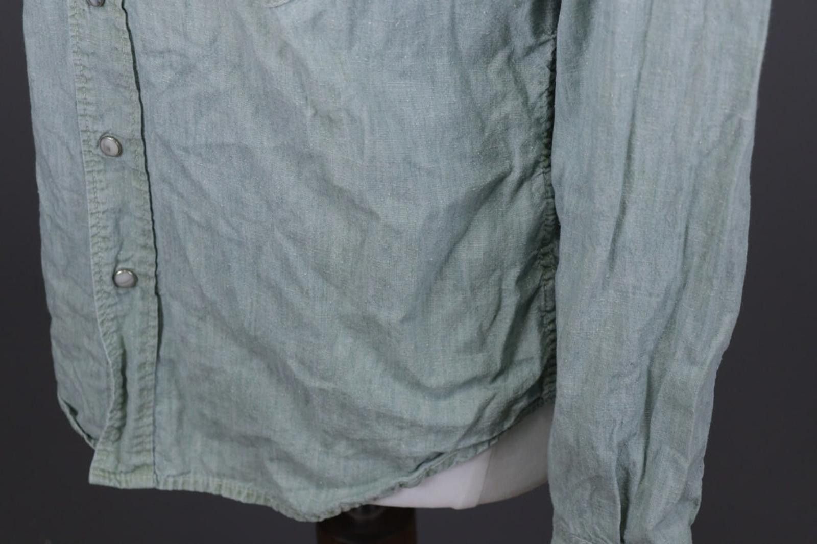 Edwin Edwin Japanese Denim Pockets Snap Overshirt Shirt Size M Size US M / EU 48-50 / 2 - 12 Thumbnail