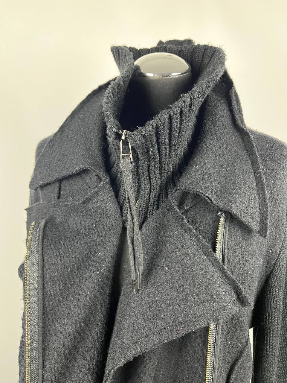 Rundholz Rundholz Black Label 100% Wool Long Zip Coat Jacket Women's Size M / US 6-8 / IT 42-44 - 7 Thumbnail