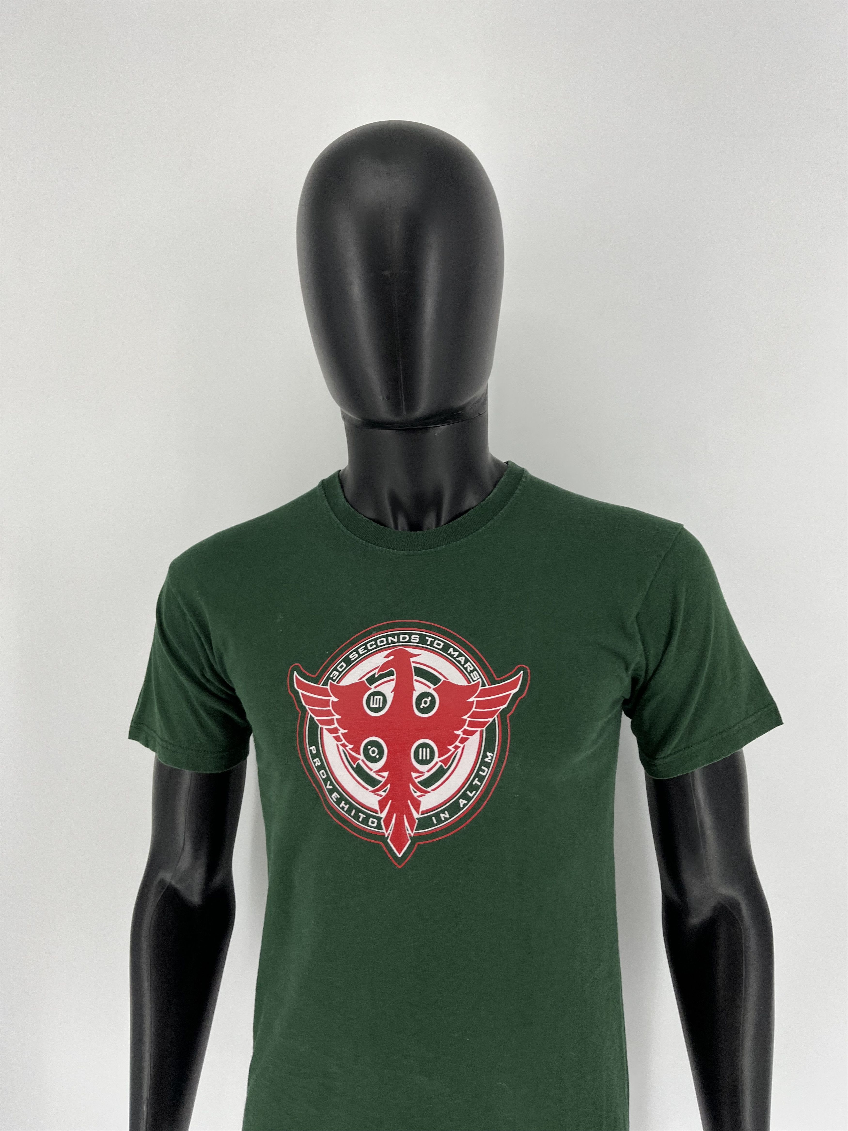 Band Tees Vintage Y2K 30 SECONDS TO MARS Tour T-Shirt 2010 Size US S / EU 44-46 / 1 - 5 Thumbnail