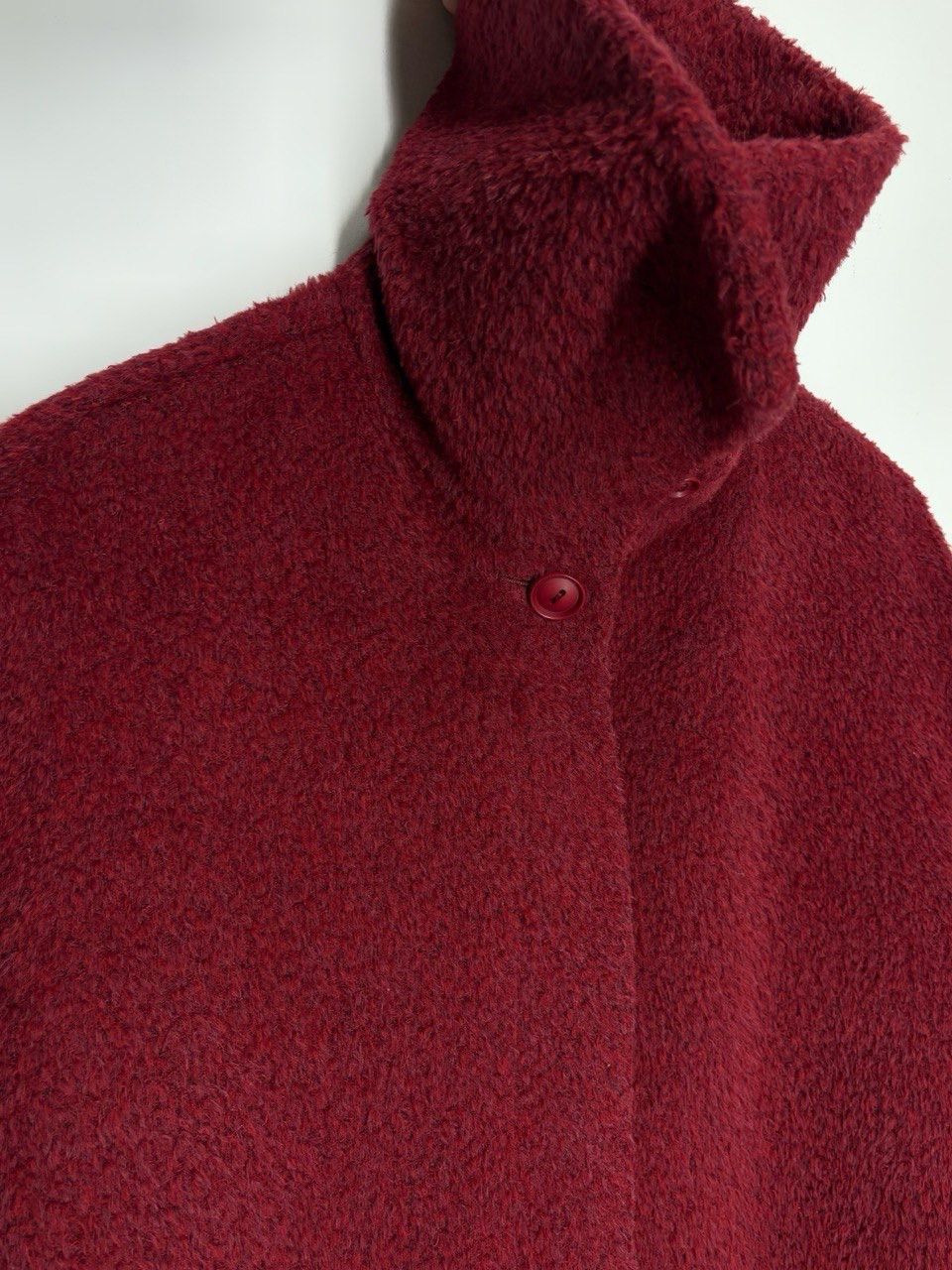 Max Mara Max Mara Studio Vintage Alpaca Wool Hot Red Coat High Collar Size M / US 6-8 / IT 42-44 - 13 Thumbnail