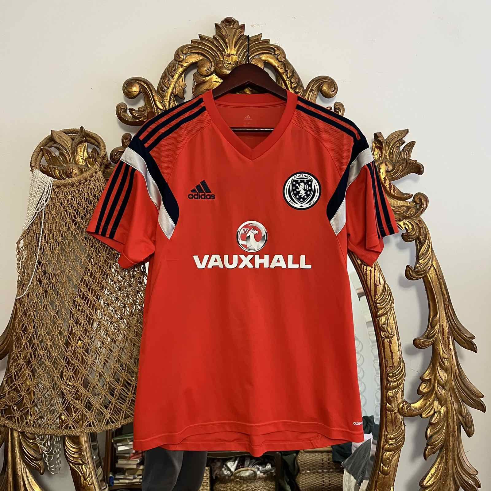 Adidas Scotland Adidas Soccer jersey Sz L Size US L / EU 52-54 / 3 - 1 Thumbnail