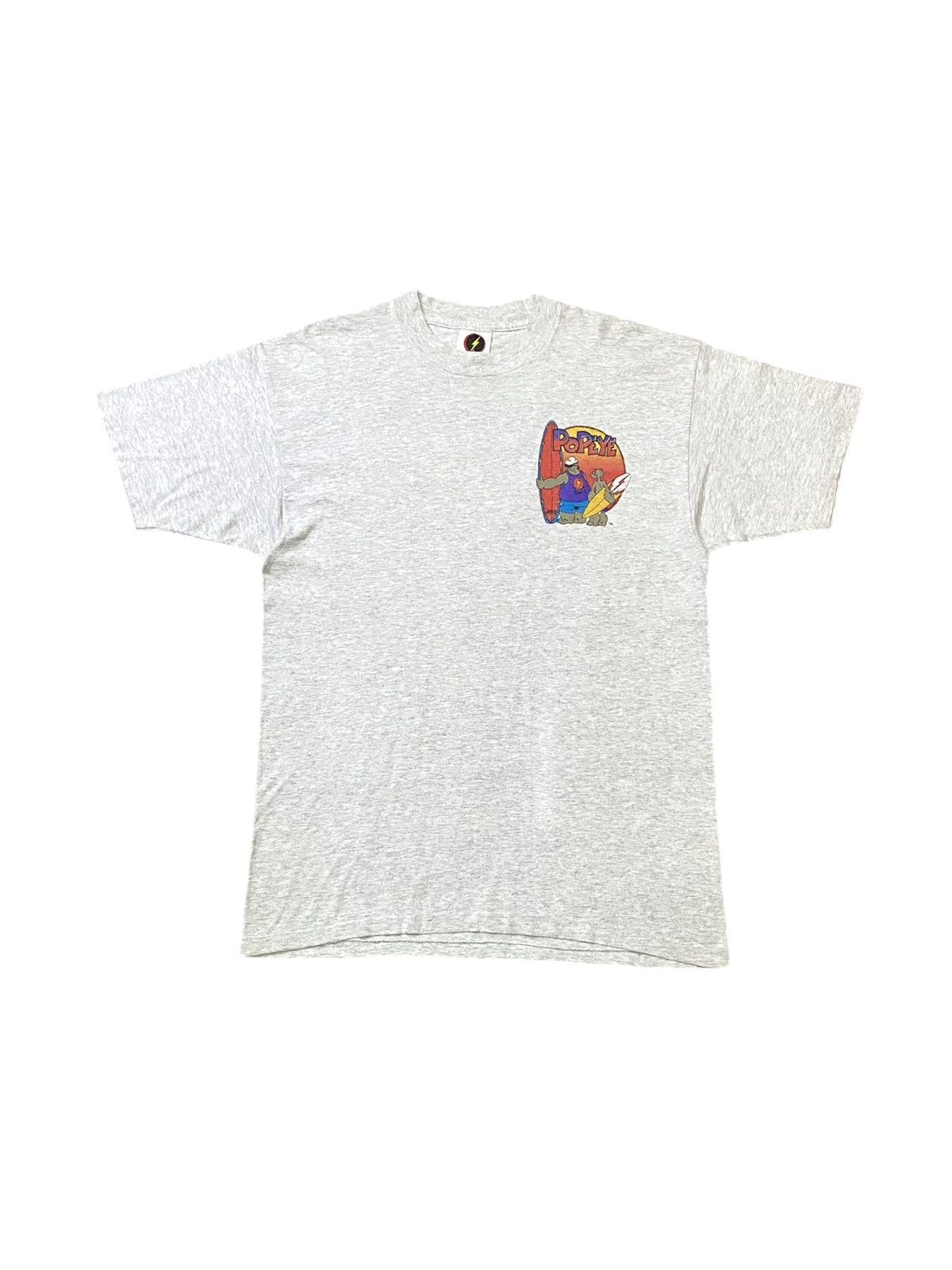 Cartoon Network × Lightning Bolt × Vintage Vintage 1994 Popeye & Brutus Surfboard Tshirt Lightning Bolt Size US L / EU 52-54 / 3 - 2 Thumbnail
