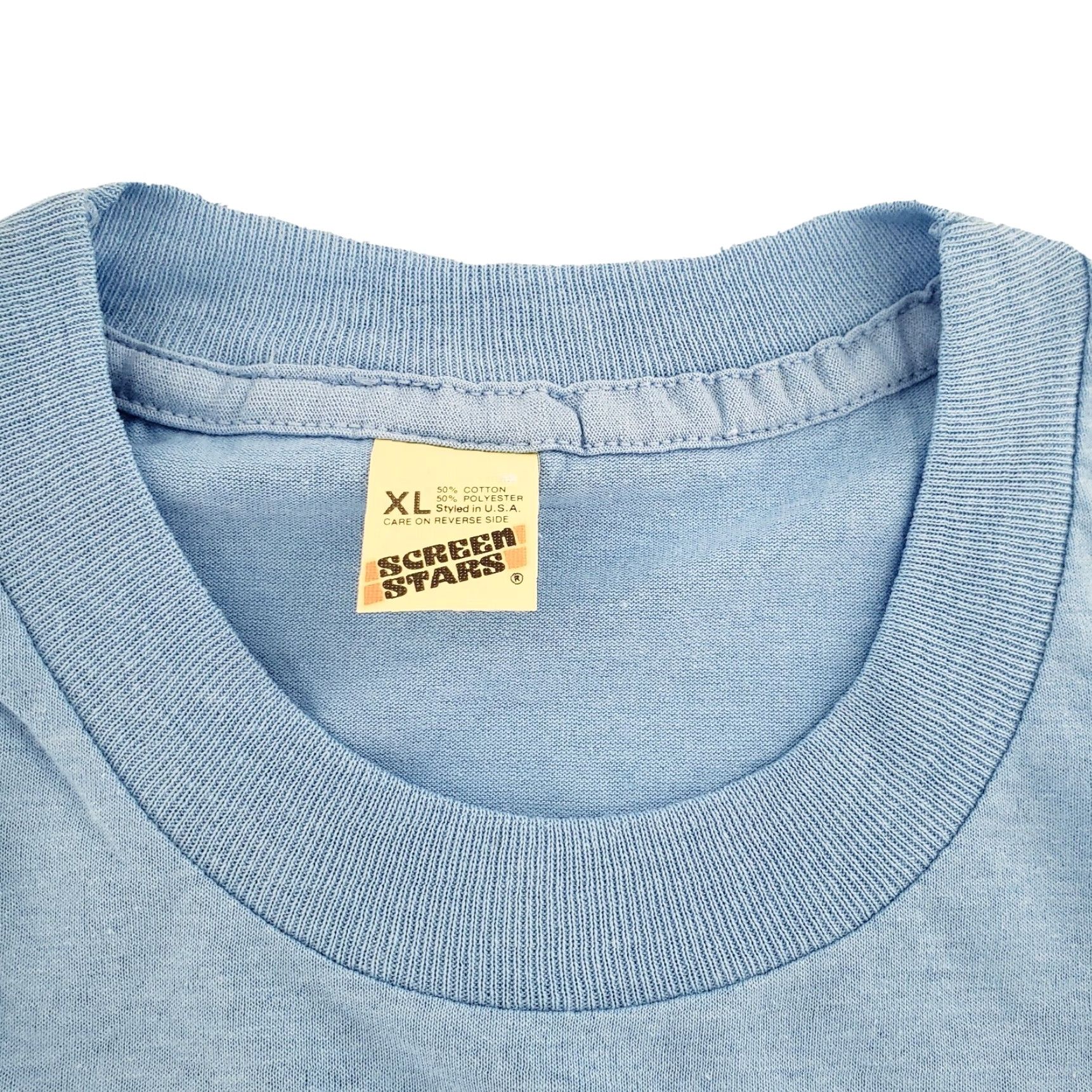 Vintage VINTAGE Screen Stars Mens T-Shirt XL Black Blue Sheep Clovers 90s Outdoor All Seasons Lot of 2 Size US XL / EU 56 / 4 - 5 Thumbnail