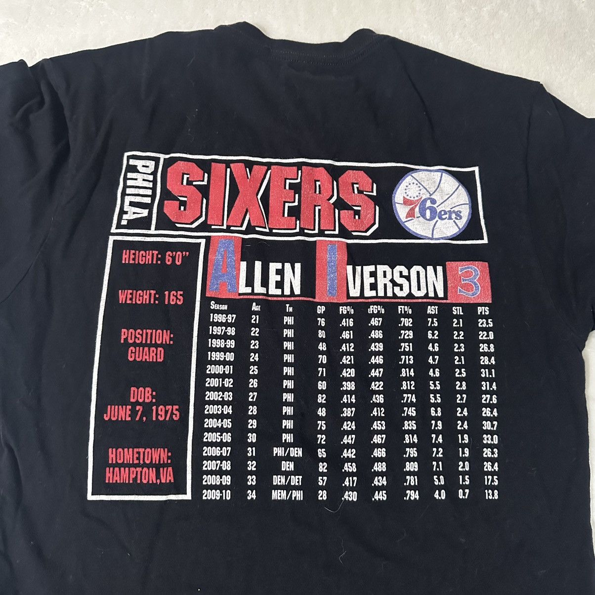 Mitchell & Ness Mitchell & Ness Allen Iverson 76ers T-Shirt Size US M / EU 48-50 / 2 - 5 Thumbnail