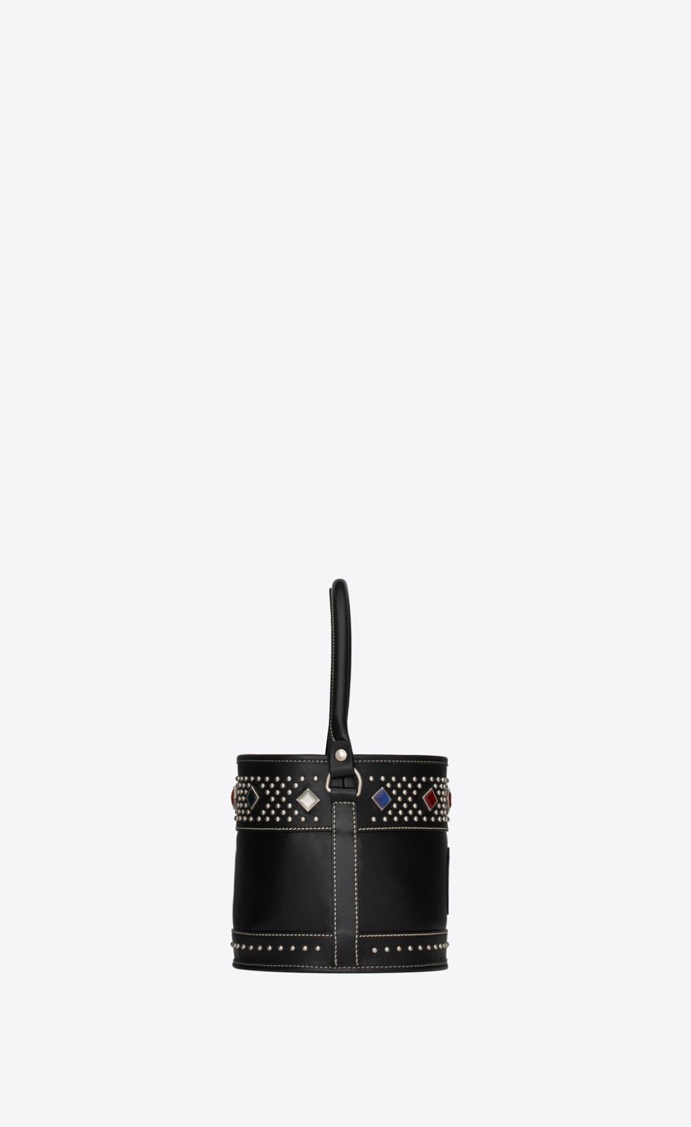Saint Laurent Paris o1b1hav110225 685628 Size: OS / Bahia Small Bucket Bag Black Size ONE SIZE - 3 Thumbnail