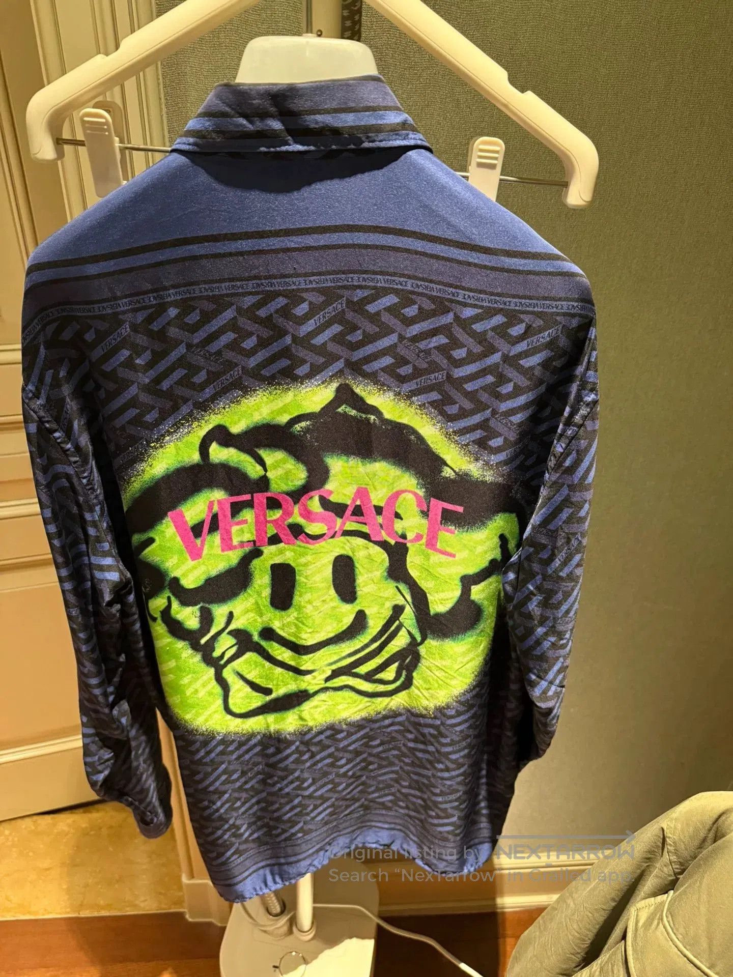 Versace Versace Blue Greca Medusa Logo Shirt. Size US M / EU 48-50 / 2 - 7 Thumbnail
