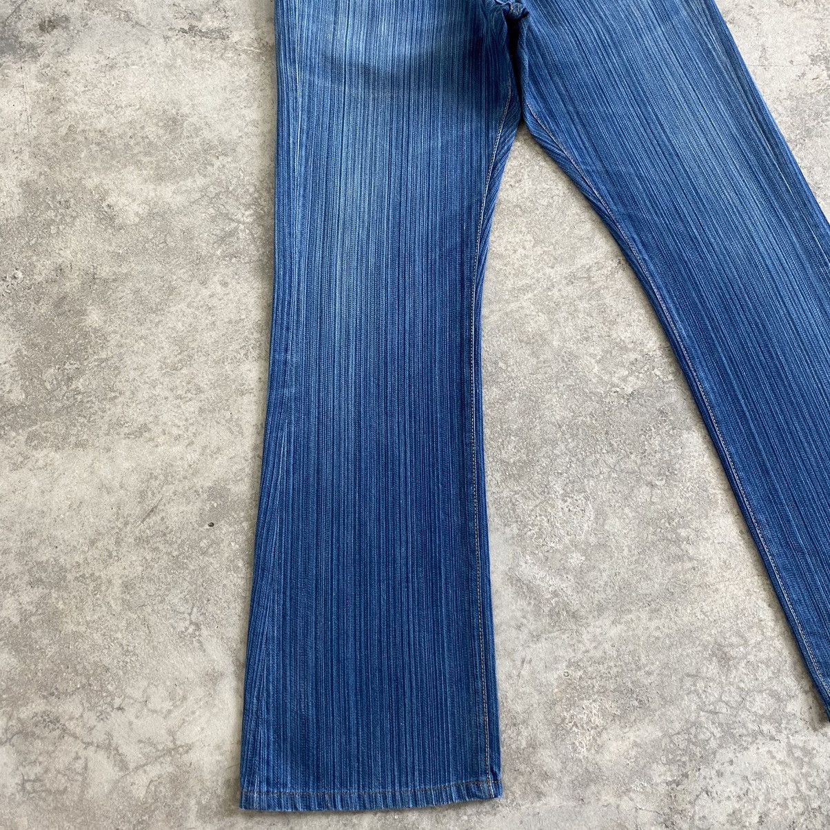 Japanese Brand Blue Way Japan Twill Striped Flared Denim Jeans Size US 28 / EU 44 - 4 Thumbnail