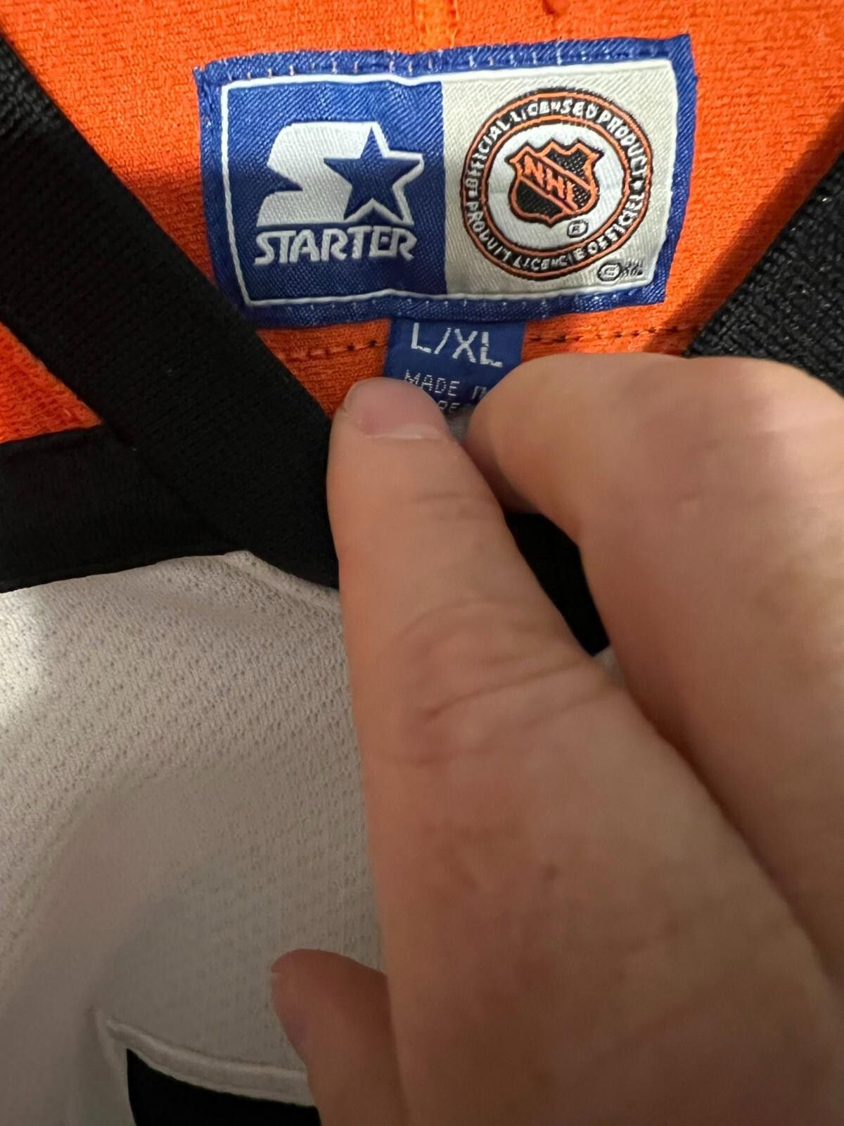 Starter Starter Philadelphia Flyers Kids' Jersey Size L/XL Size ONE SIZE - 4 Thumbnail
