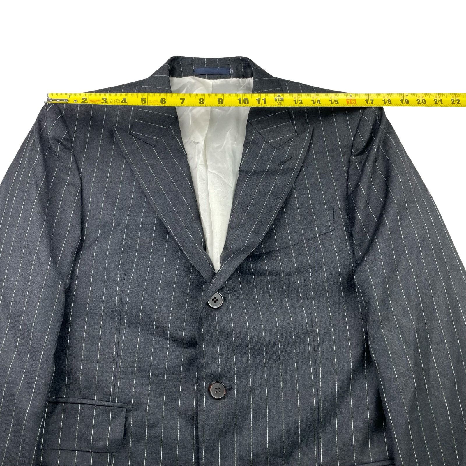 Suitsupply SuitSupply Men’s Washington SB 100% Wool Slim Fit Blazer Gra Size 42R - 10 Thumbnail