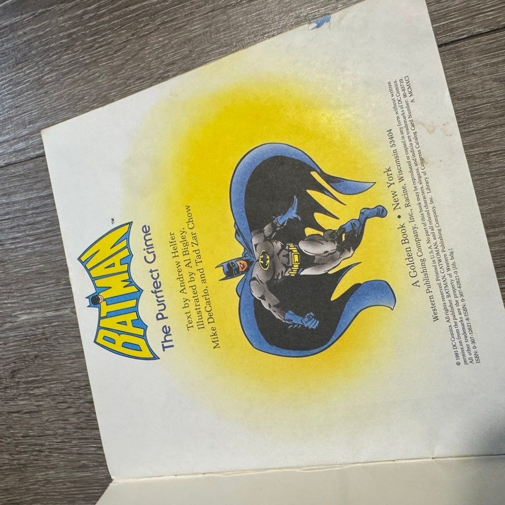 DC Comics Vintage 90s Batman and Robin Action Figures and Book Bundle Size ONE SIZE - 5 Thumbnail