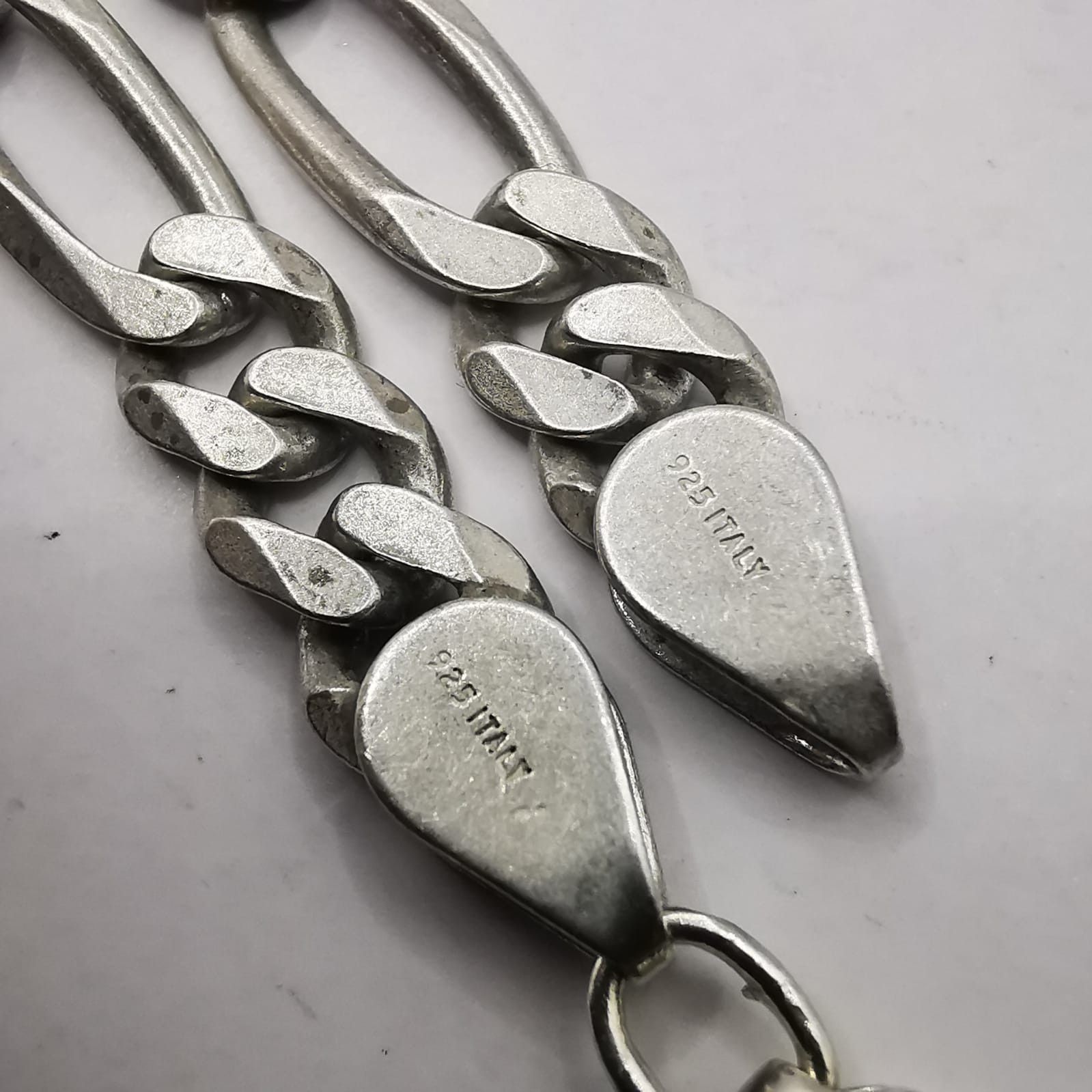 Sterling Silver Vintage Massive Chain 925 Sterling Silver,Signature 42,29g Size ONE SIZE - 7 Thumbnail