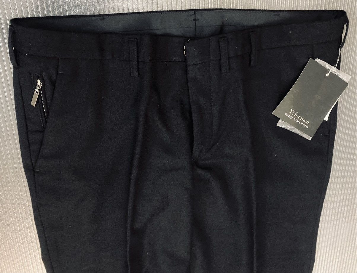 Y's for Men Y’s 🇯🇵 for men Yohji Yamamoto Nero felt wool slacks 4 NWT Size US 38 / EU 54 - 7 Thumbnail