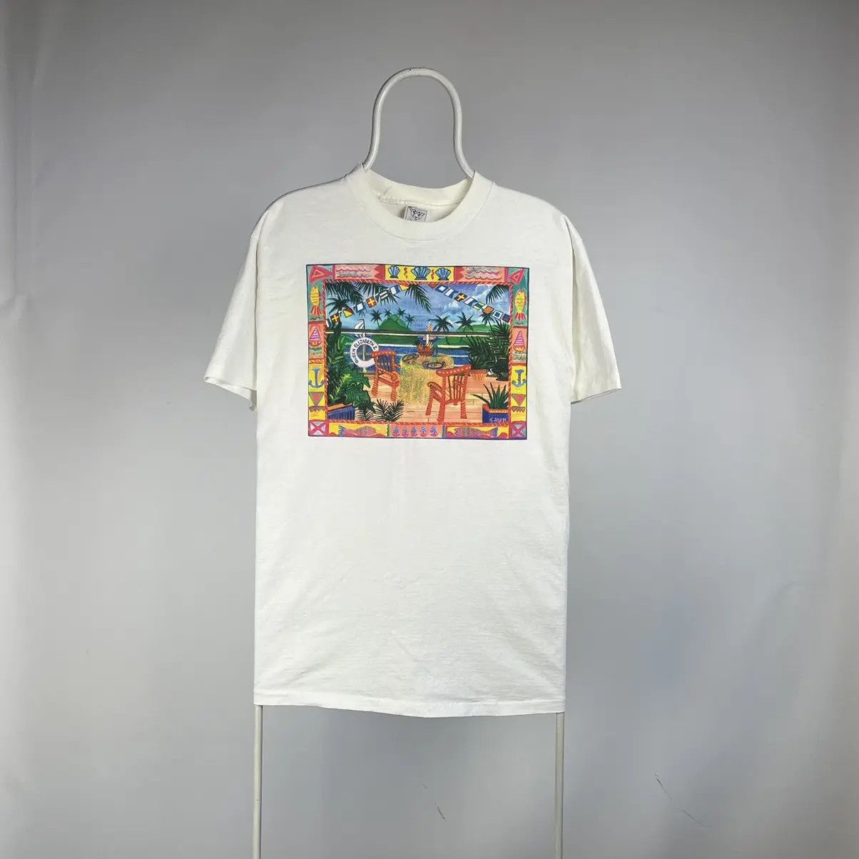 Vintage Vintage T-shirt hawaii print size XLarge Size US XL / EU 56 / 4 - 1 Thumbnail